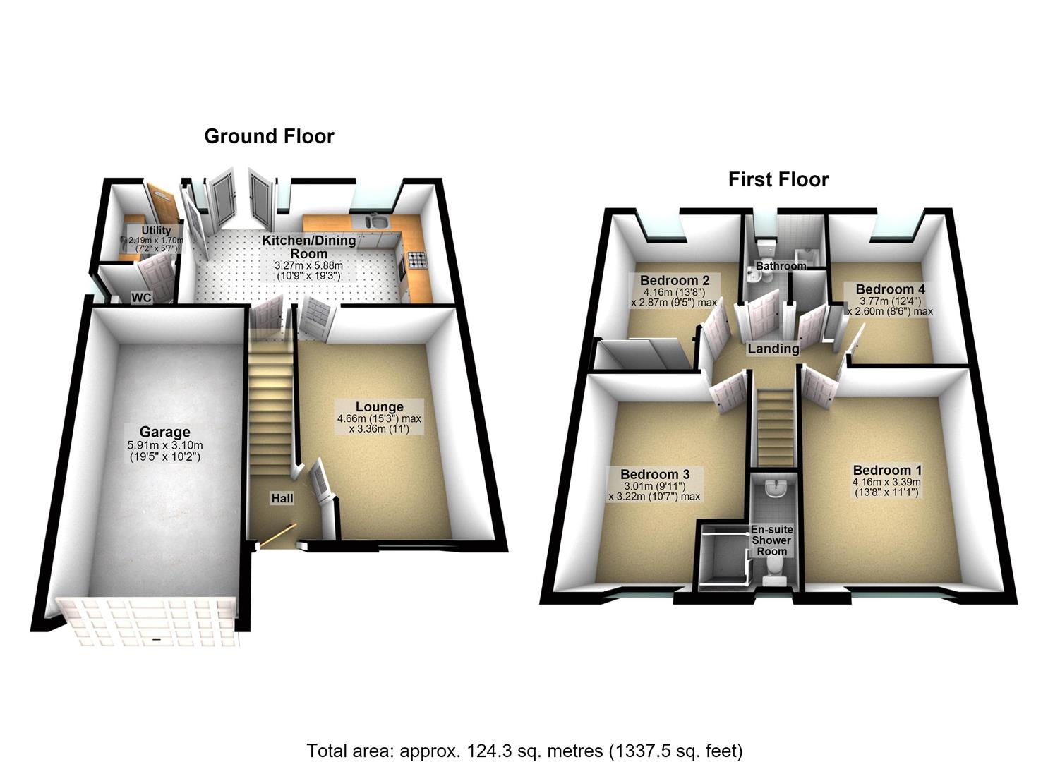4, Hardwick Way, Leeds floorplan