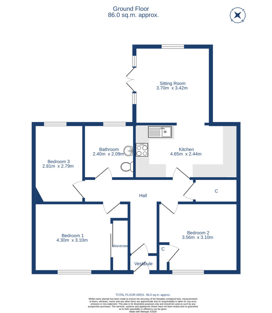 14, Polton Gardens, Lasswade floorplan