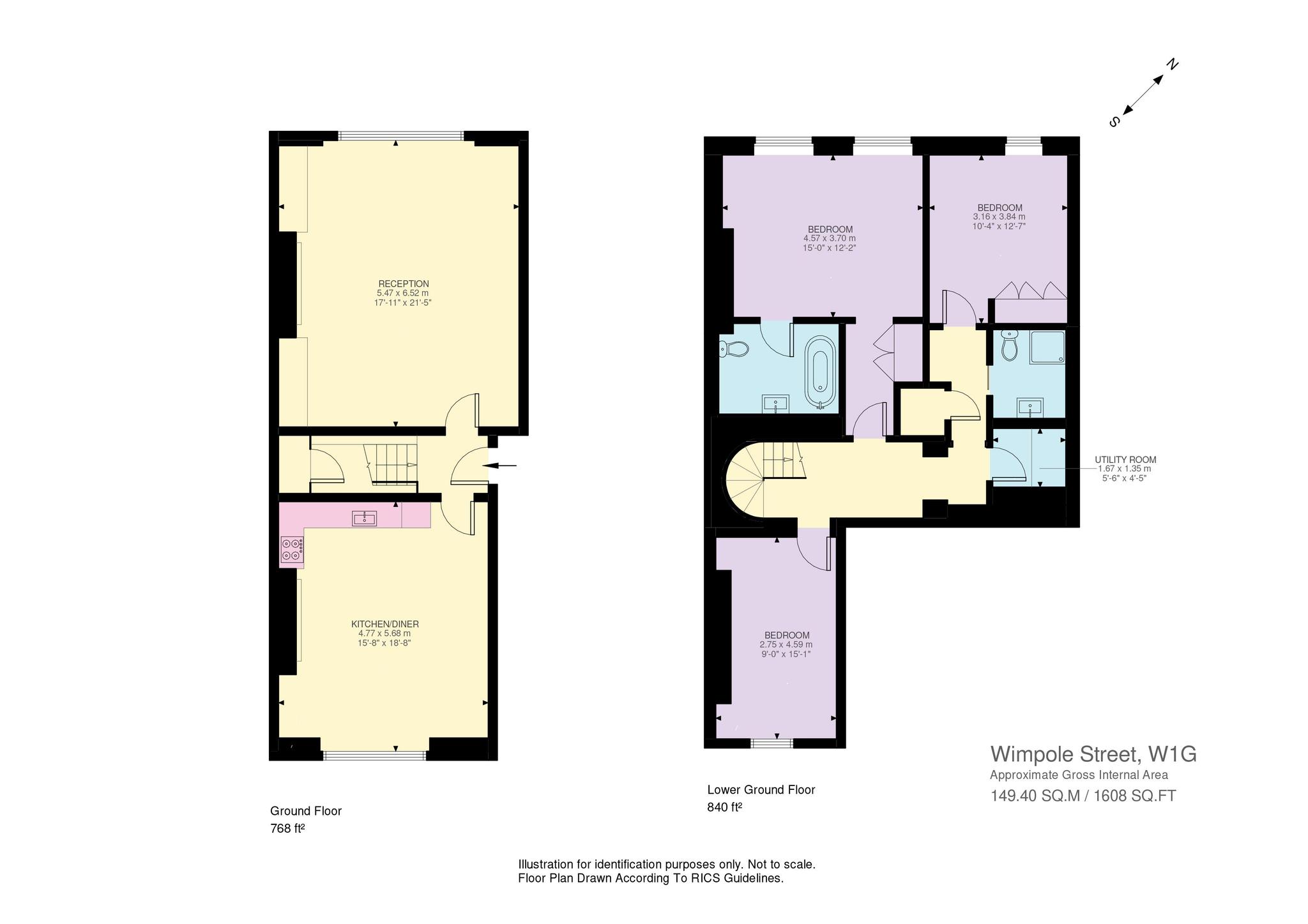 33, Wimpole Street, London floorplan