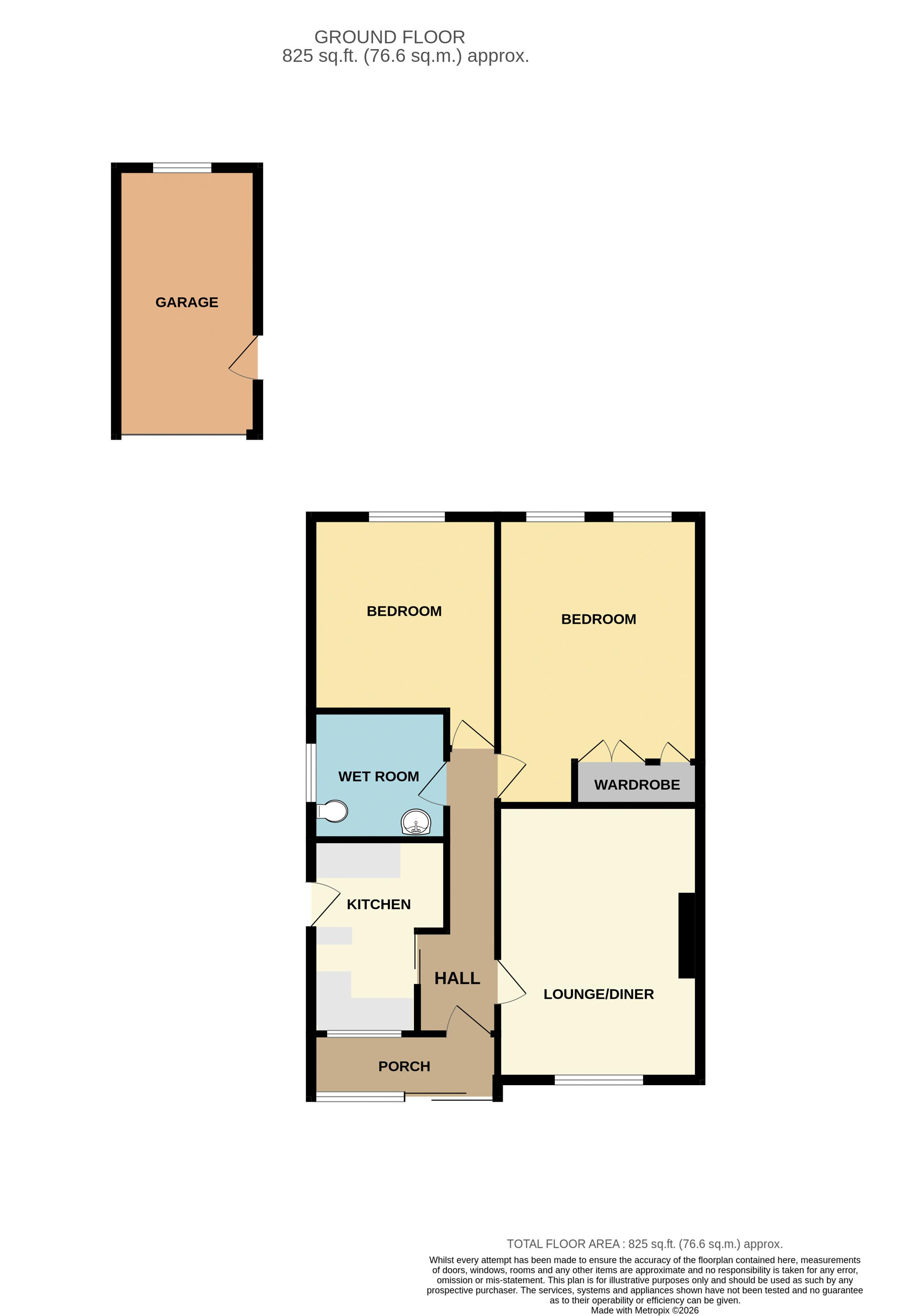 17, Orchard Close, Weston-Super-Mare floorplan