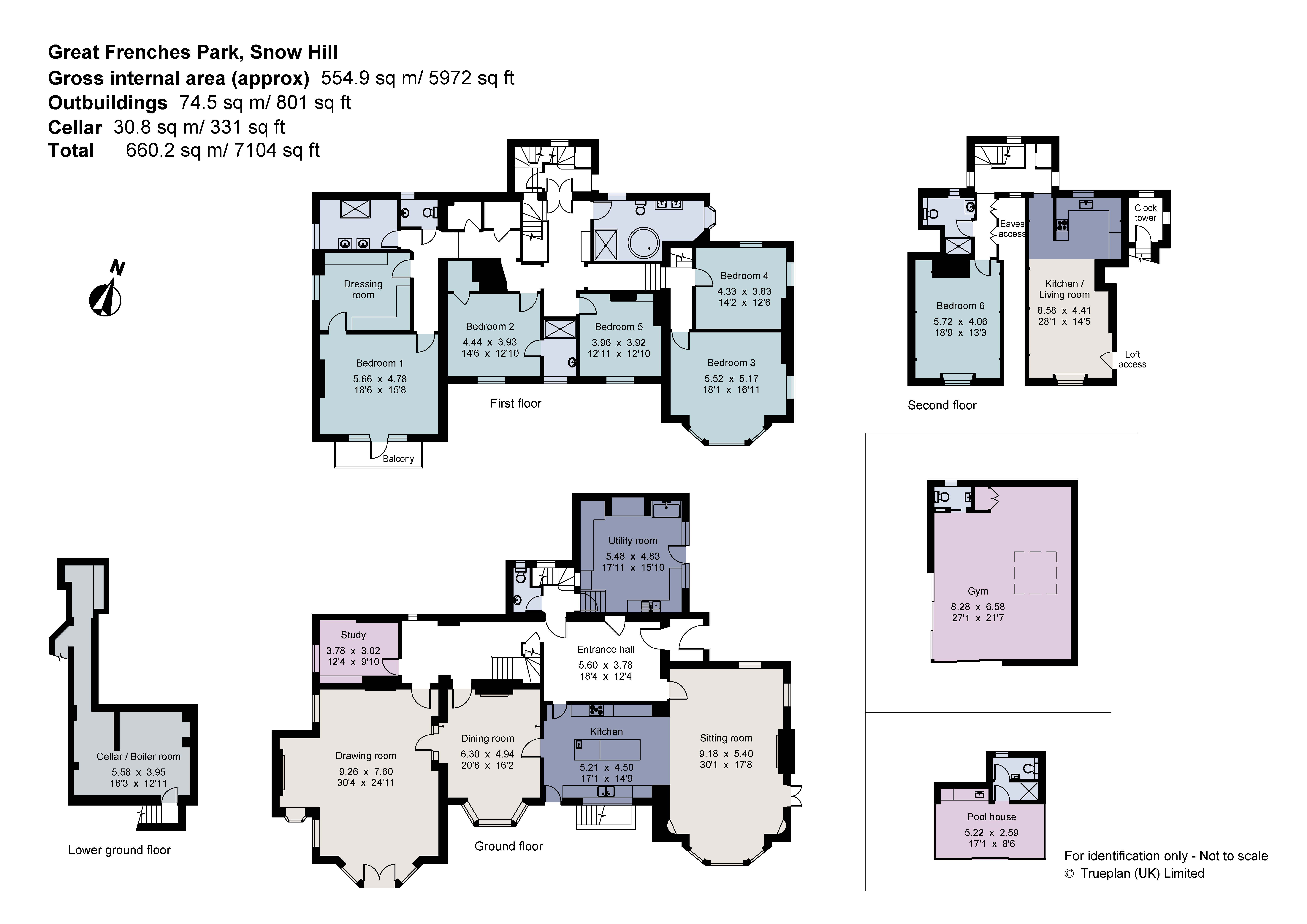 Great Frenches Park,, Snow Hill, West Sussex floorplan