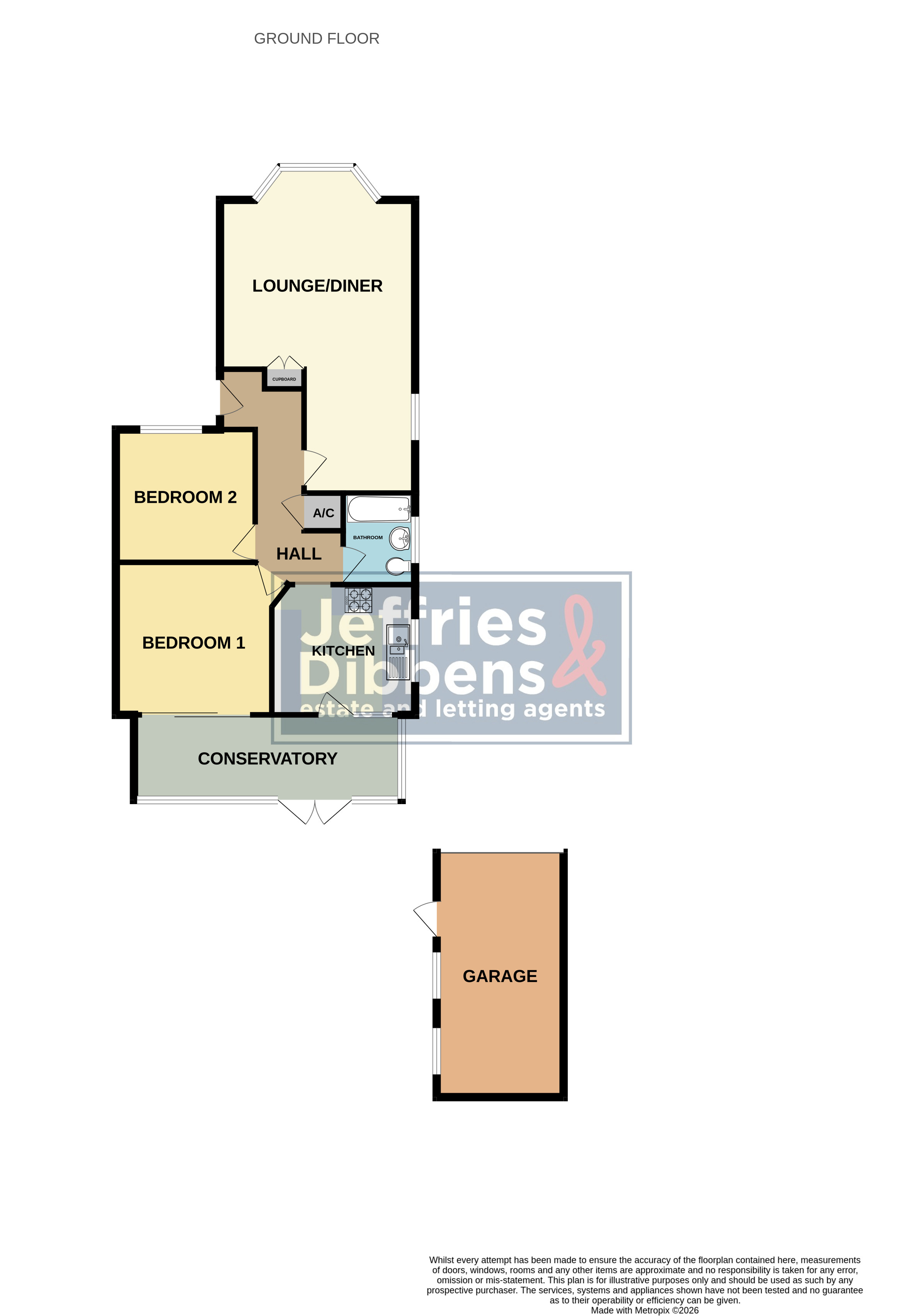 66, Harold Road, Stubbington floorplan