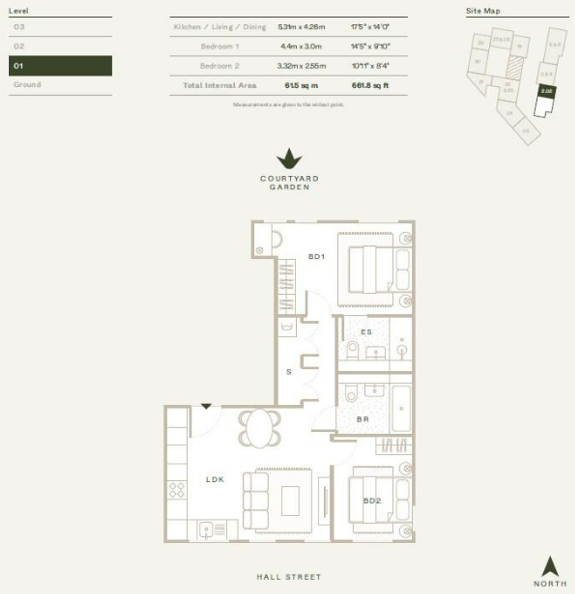 2 City Road, London floorplan