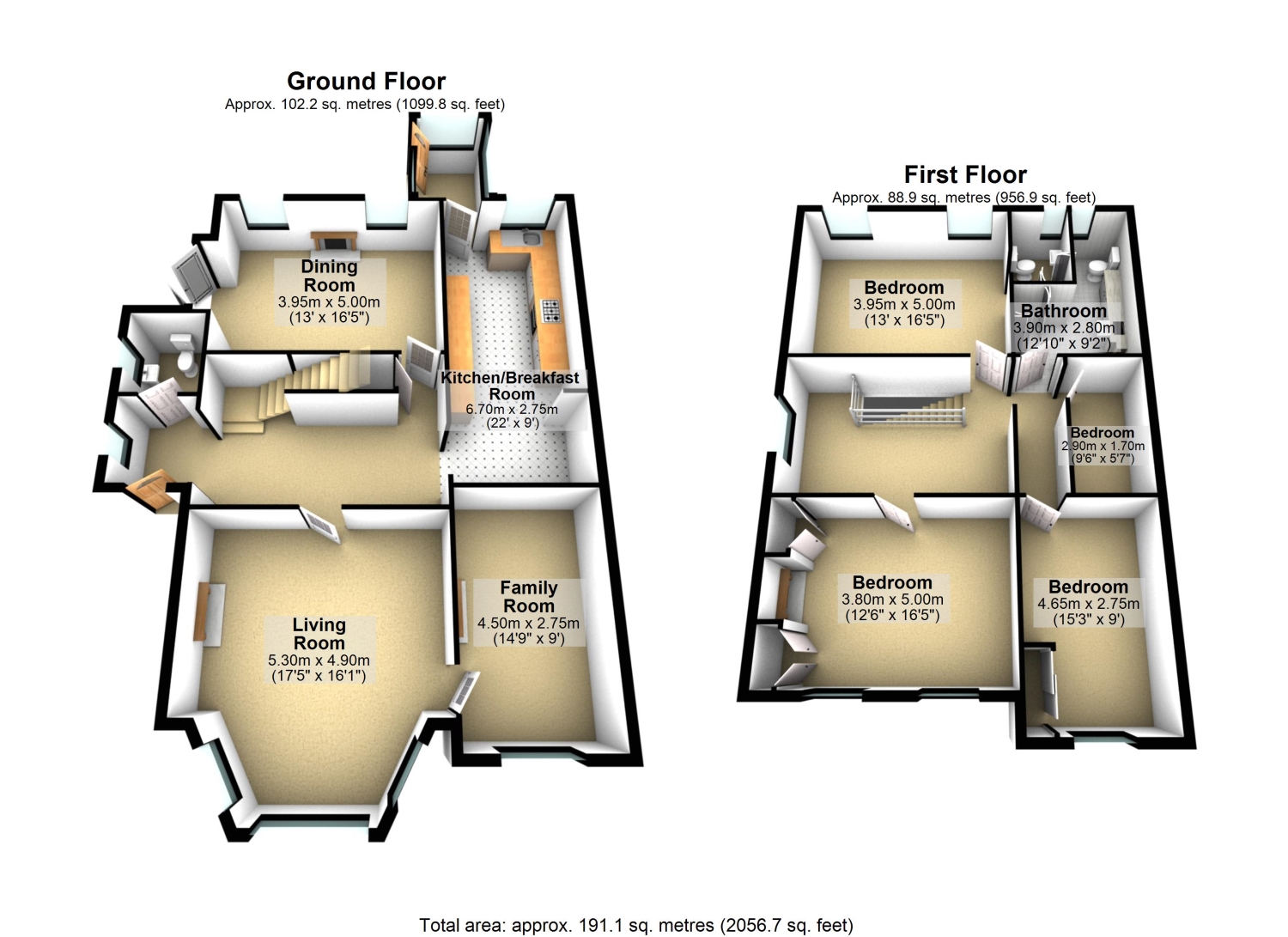 62, The Avenue, Egham floorplan