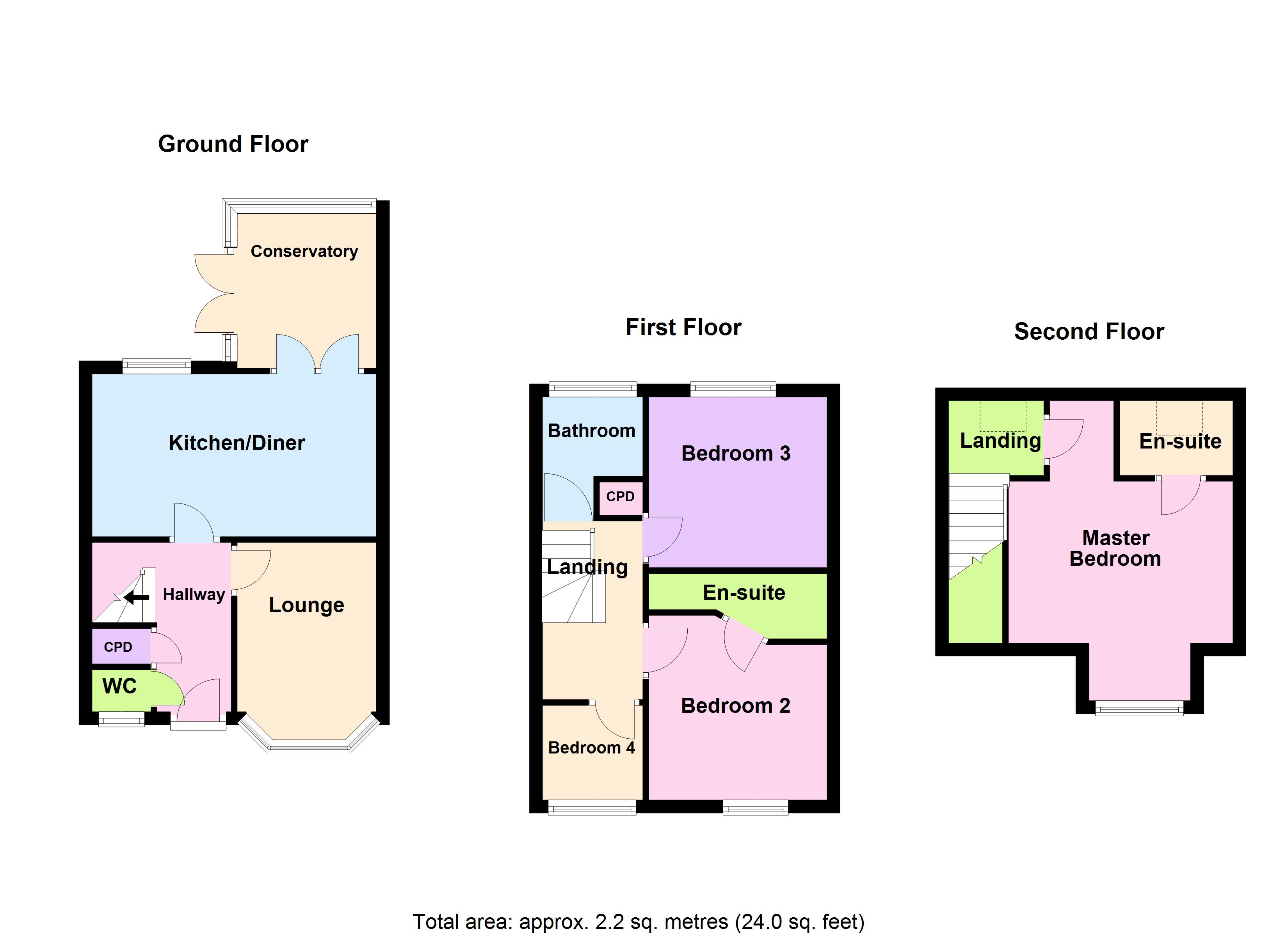 37, Vulcan Mews, Doncaster floorplan