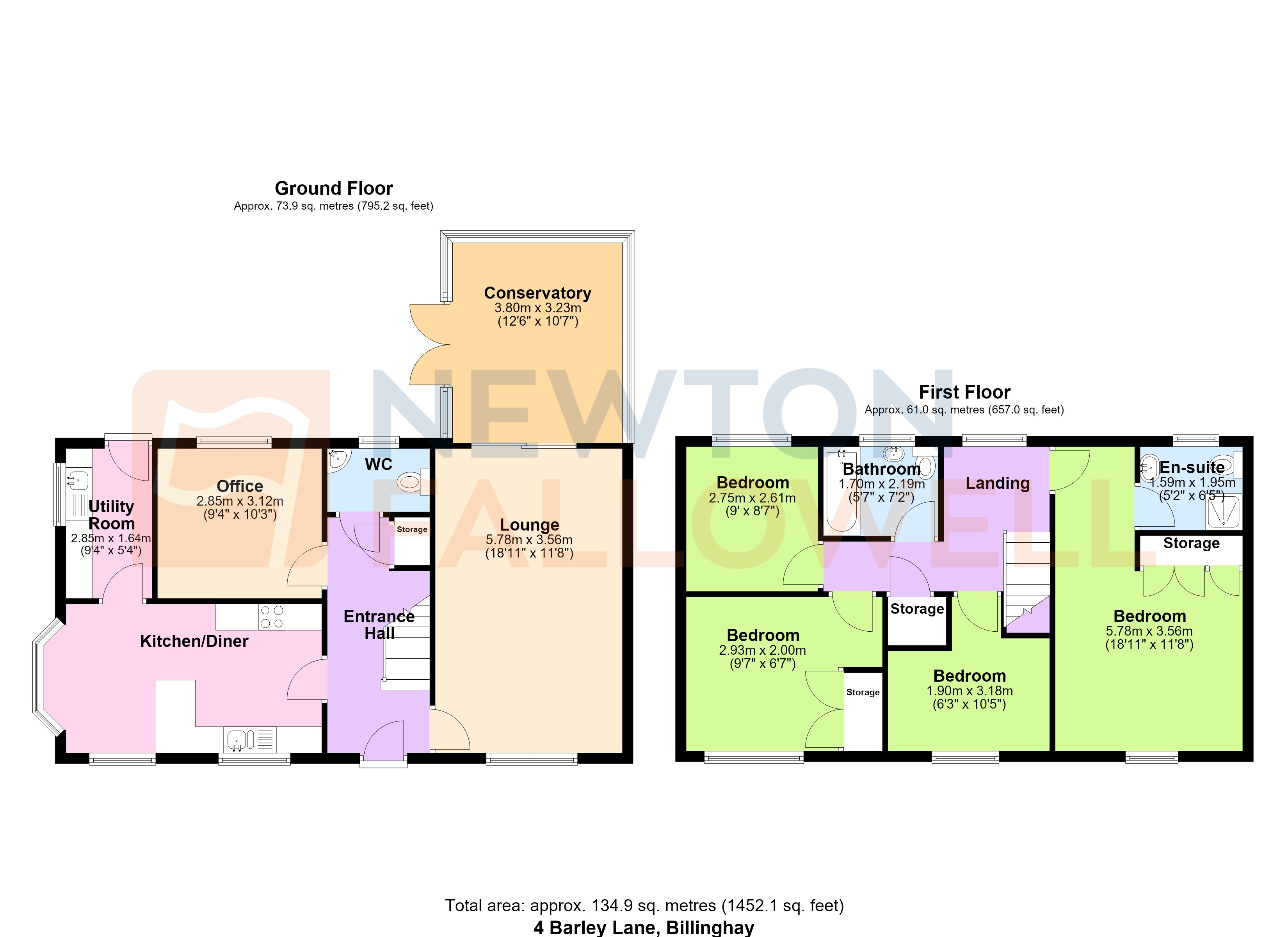 Barley Lane, Billinghay floorplan