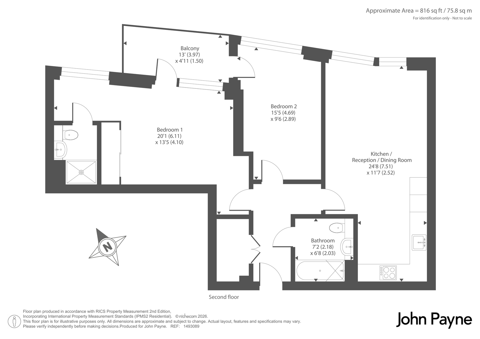 201 Iverson Point, 4, Harrison Walk, Greenwich floorplan