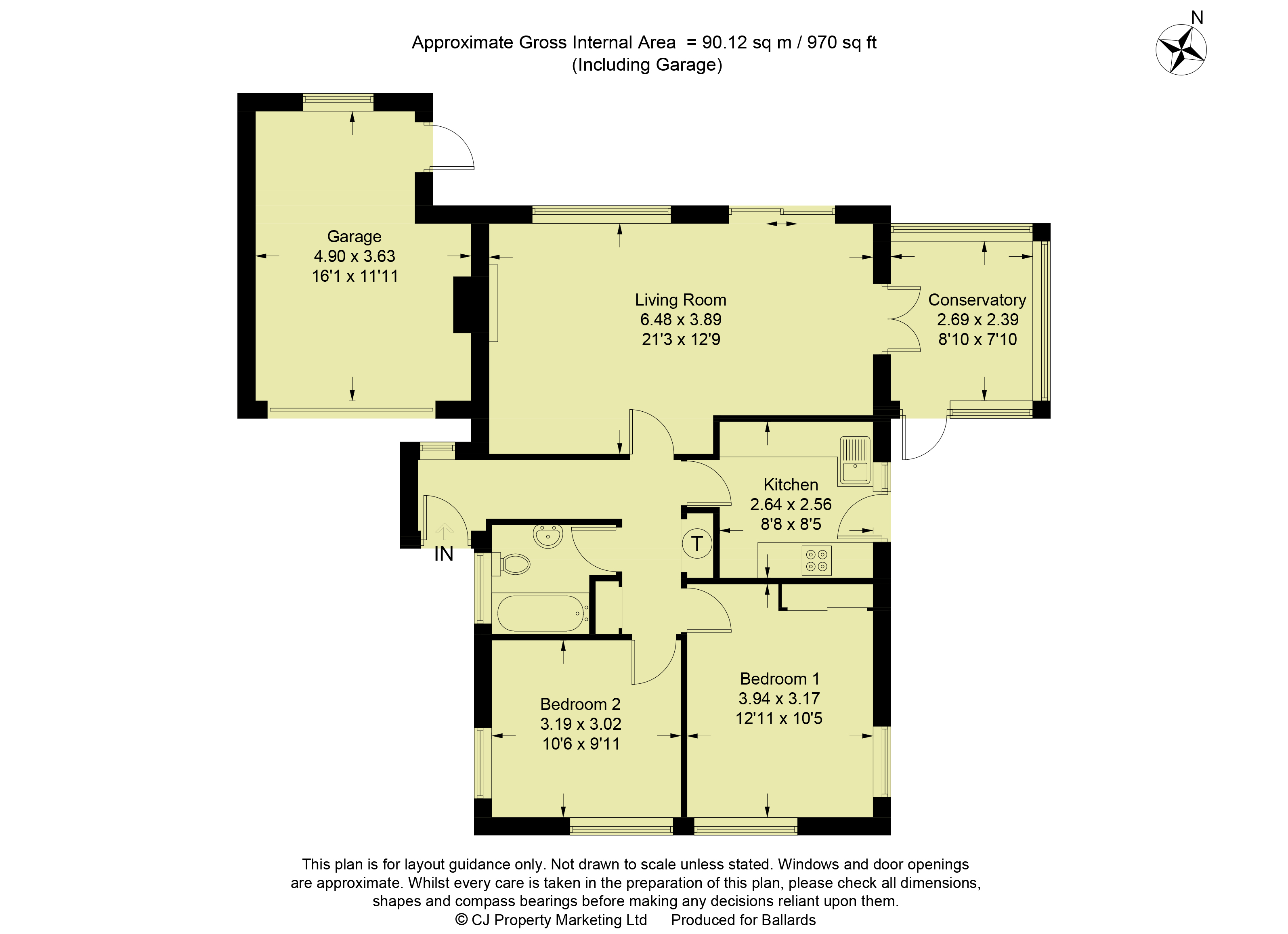 2, Harwood Road, Buckinghamshire floorplan