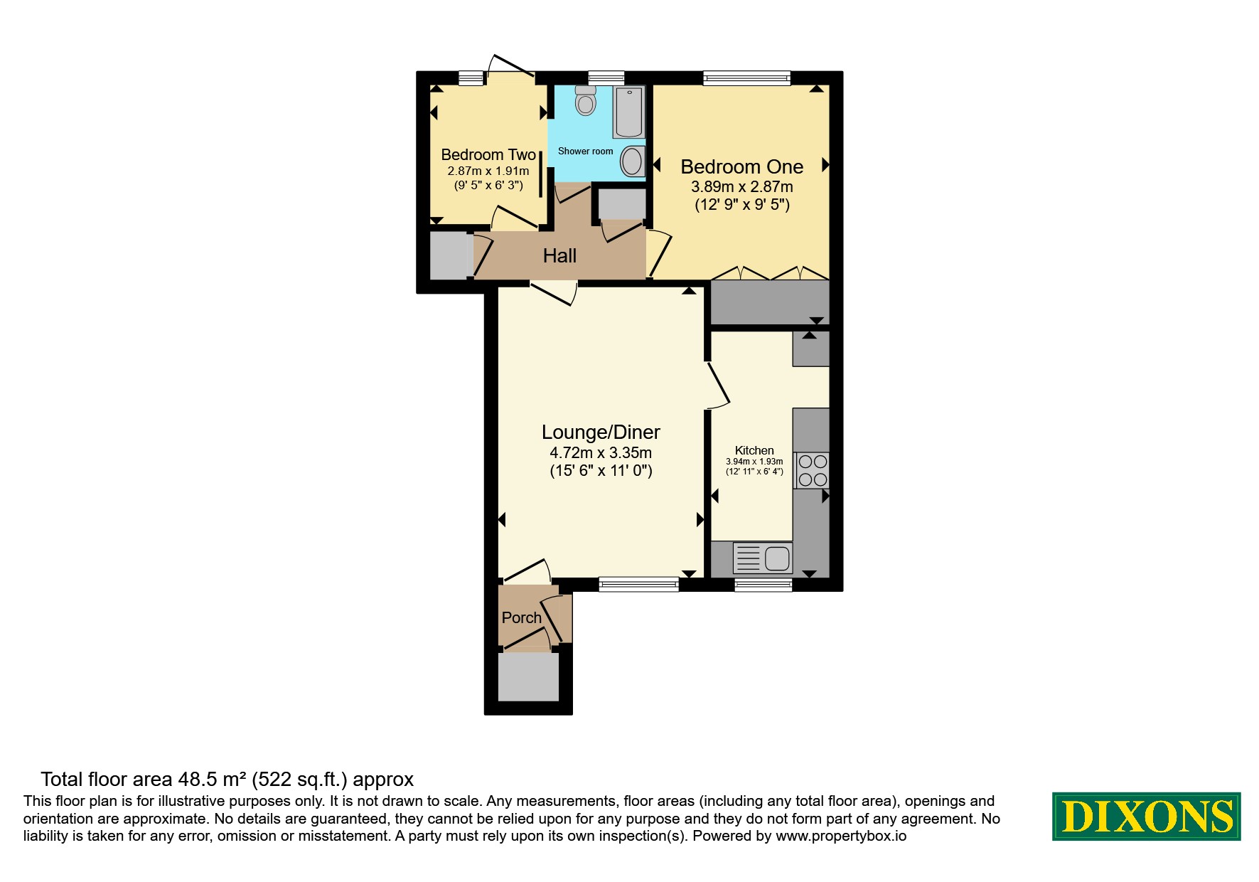 Flat 17, Emerald Court, 960A, Alum Rock Road, West Midlands floorplan