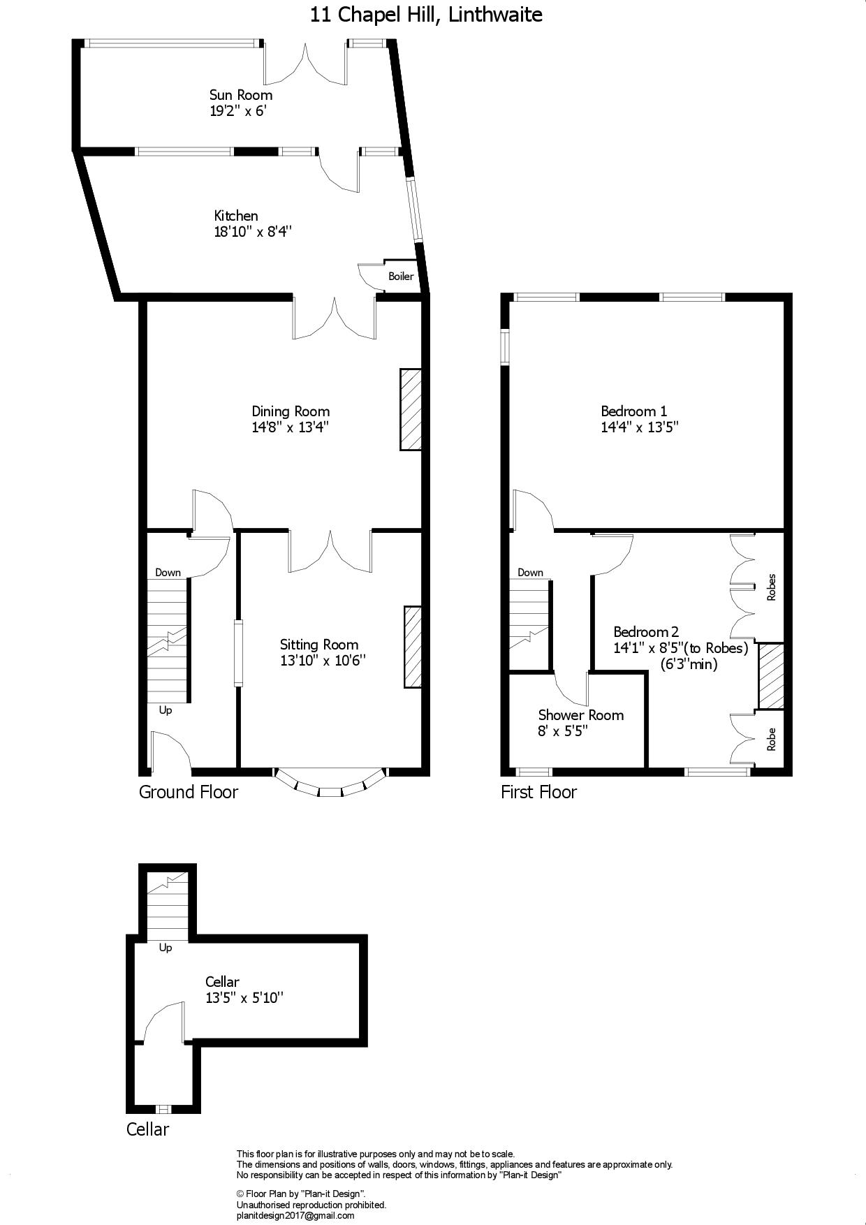 11, Chapel Hill, Huddersfield floorplan