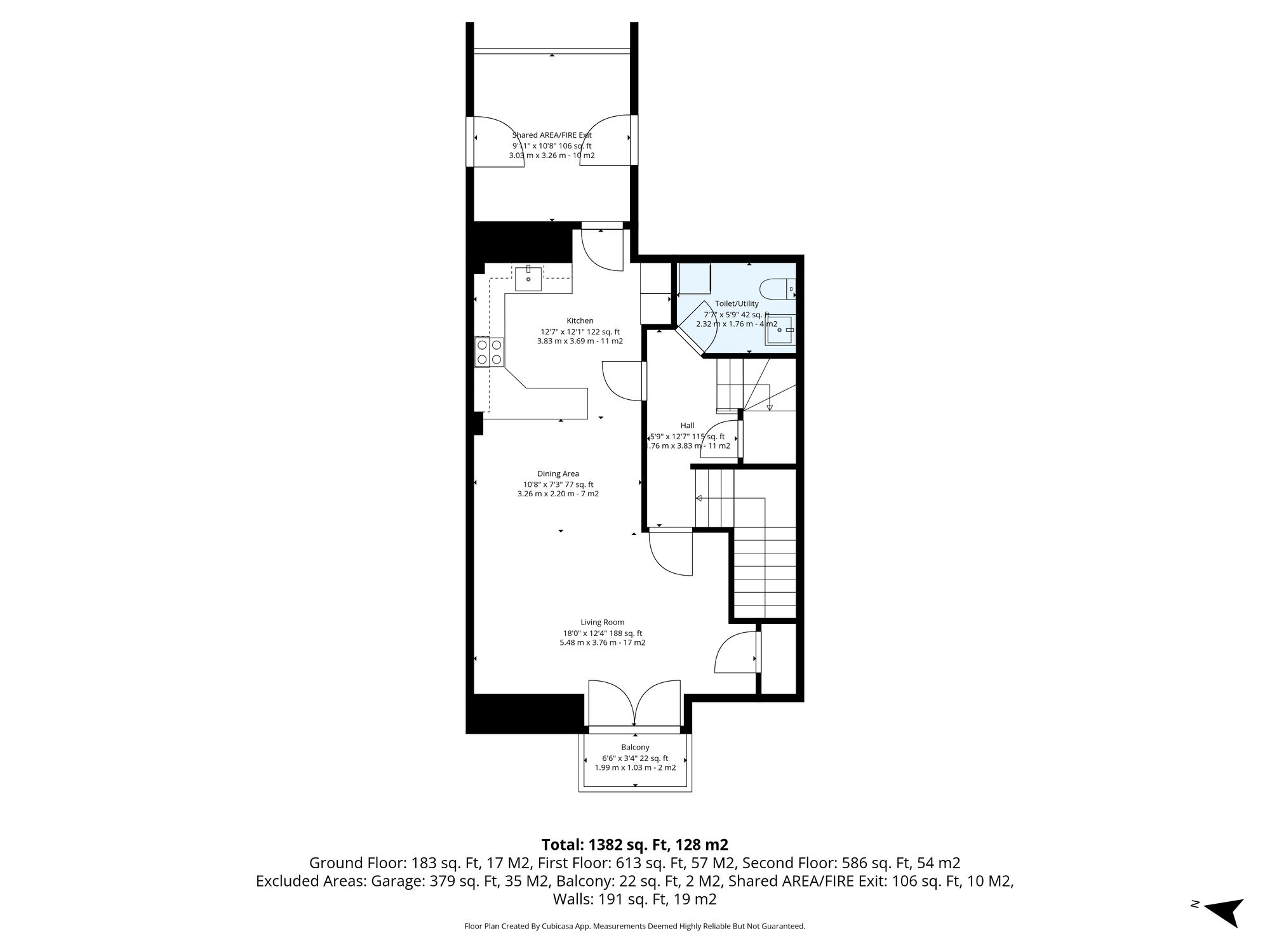 3 The Mill Building, Duns floorplan