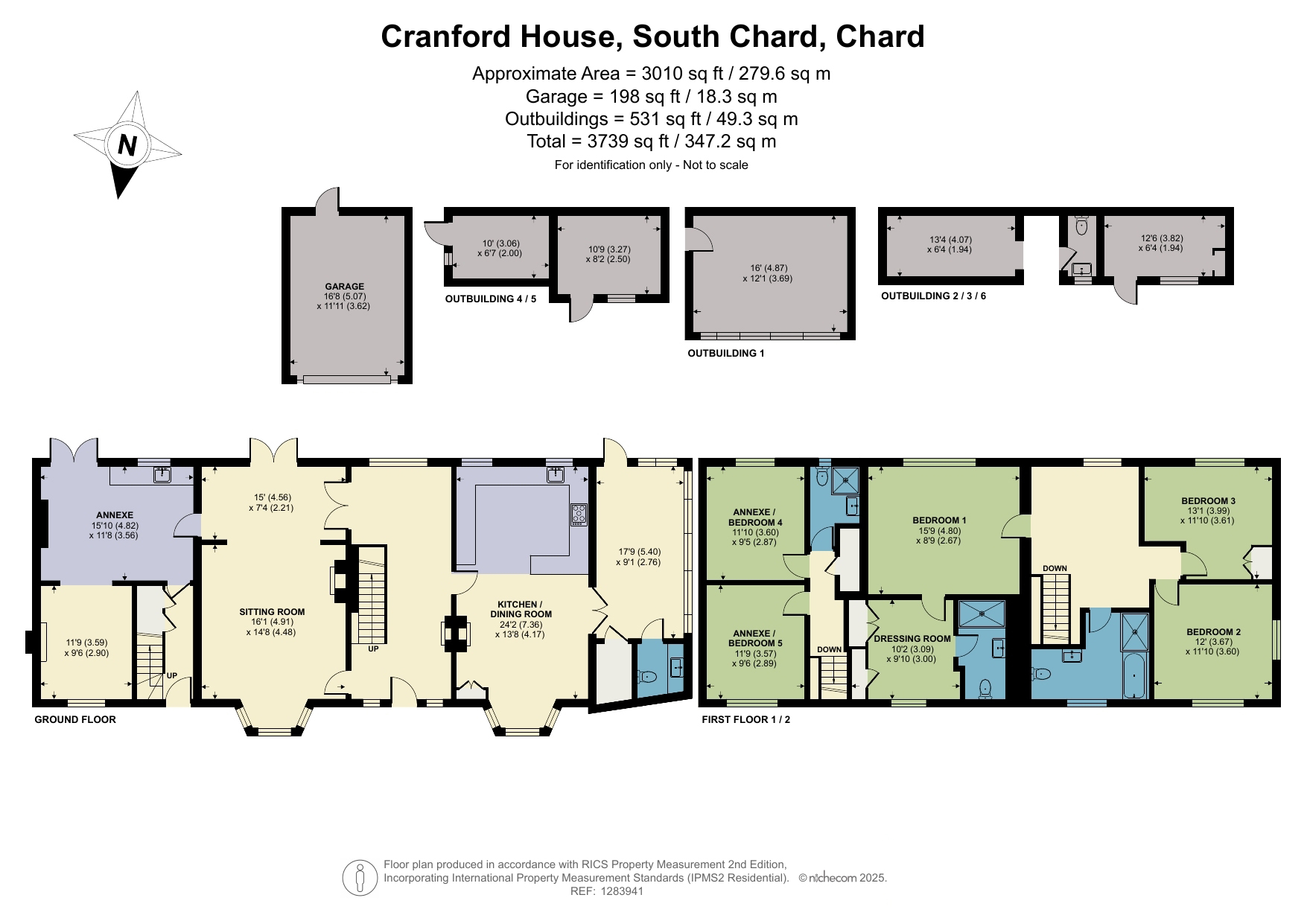 Cranford House,, South Chard, Somerset floorplan