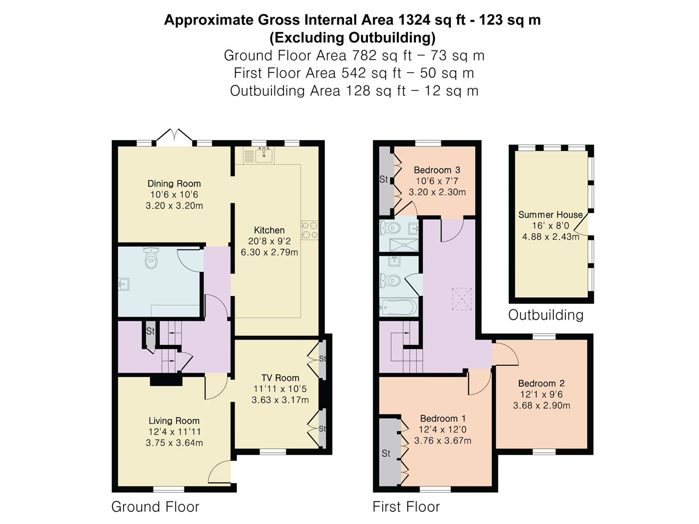 11 Whitehill Cottages, Whitehill, Welwyn floorplan