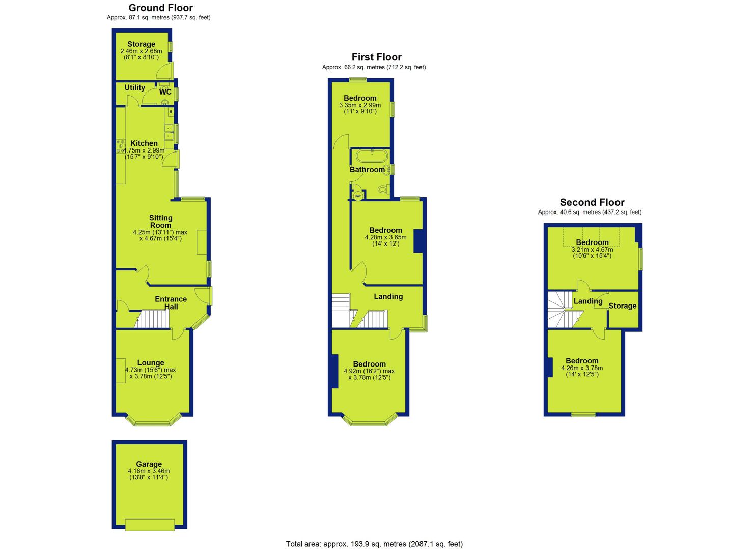 16, Lucknow Avenue, Nottingham floorplan