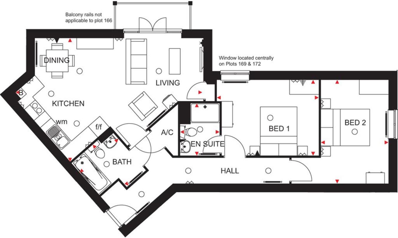 2 Bedrooms Flat for sale in Hillside Court, Hertford SG13