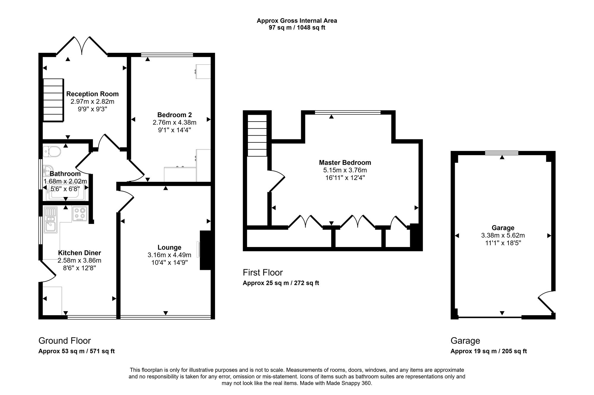 33 Merlin Crescent, Bridgend floorplan