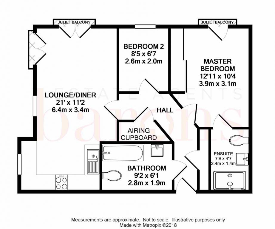 2 Bedrooms Flat for sale in Winterthur Way, Basingstoke RG21
