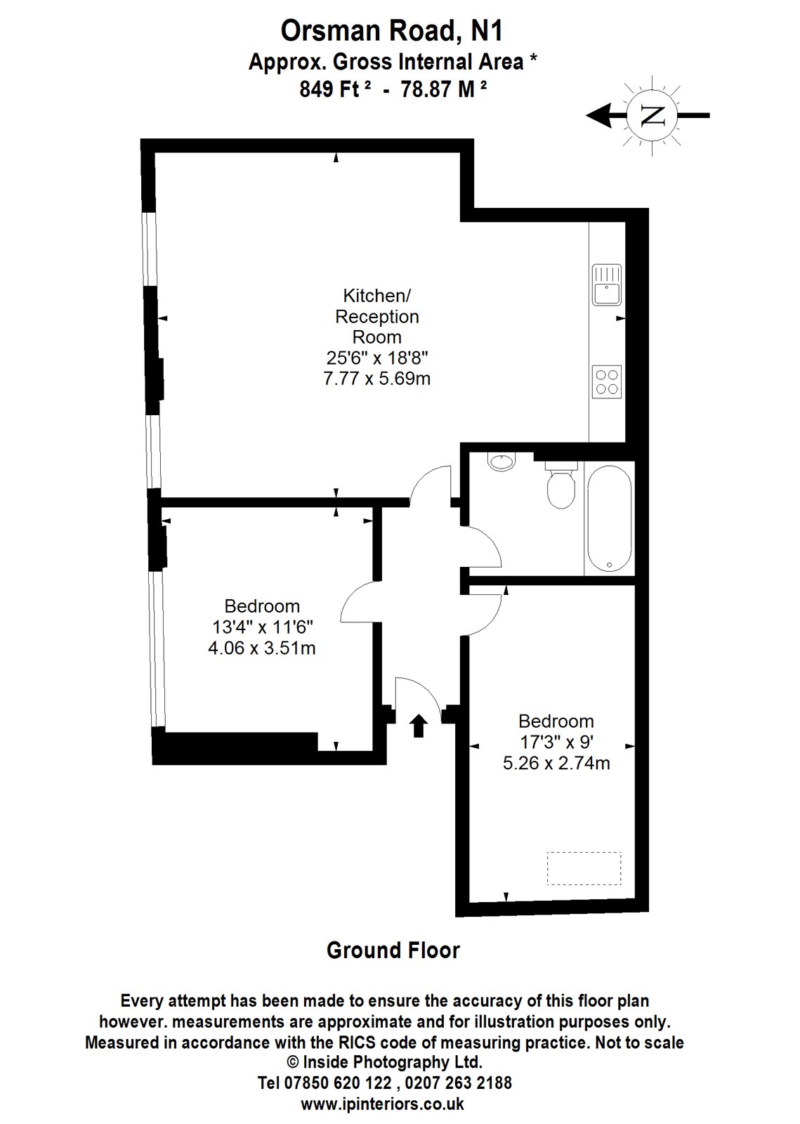 2 Bedrooms Flat for sale in Orsman Road, De Beauvoir N1