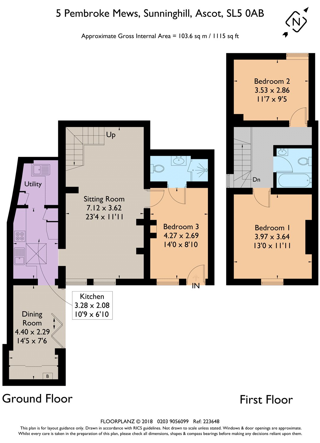 3 Bedrooms End terrace house to rent in Pembroke Mews, Ascot, Berkshire SL5