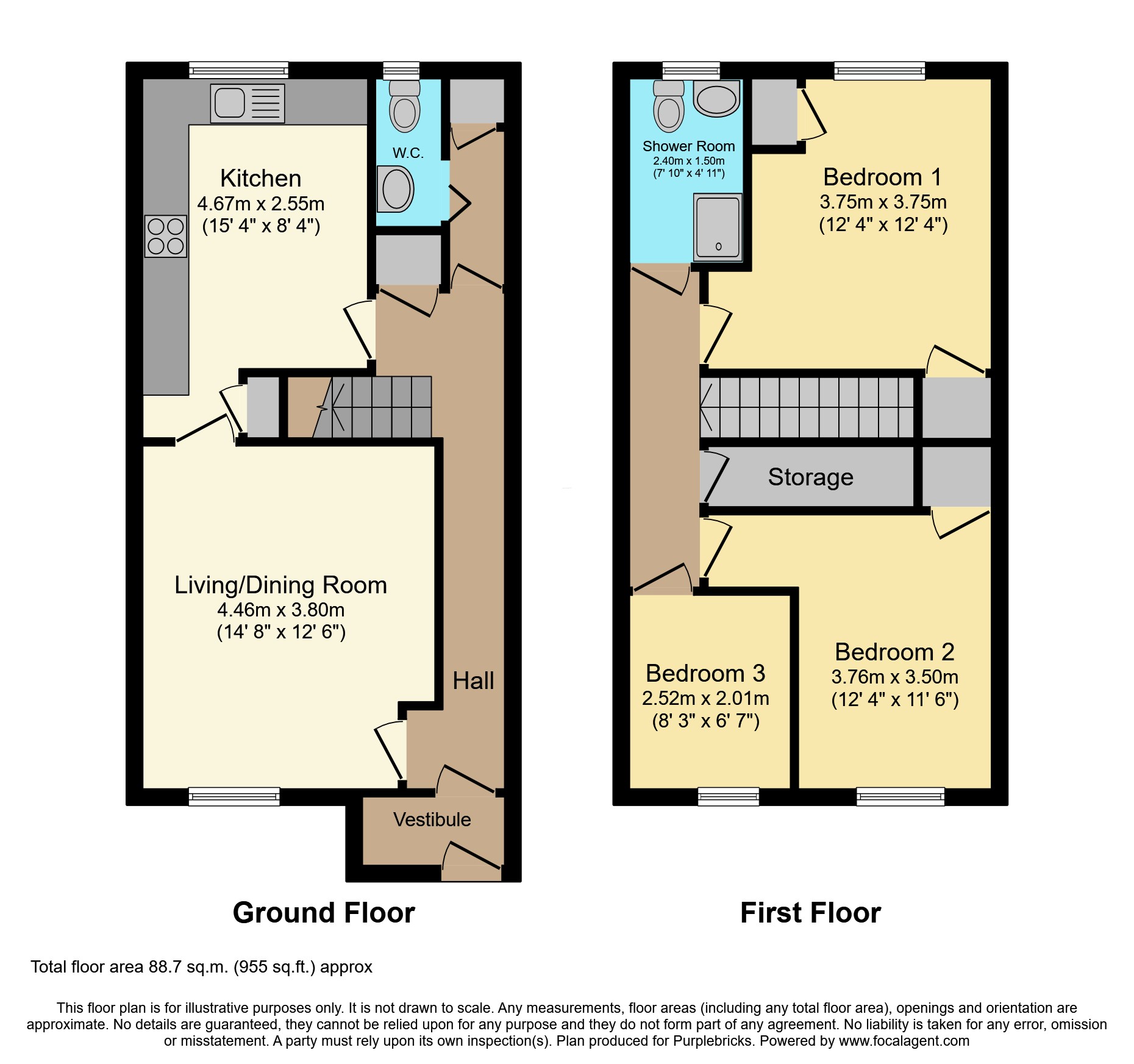 70, Sheldrake Close, London floorplan