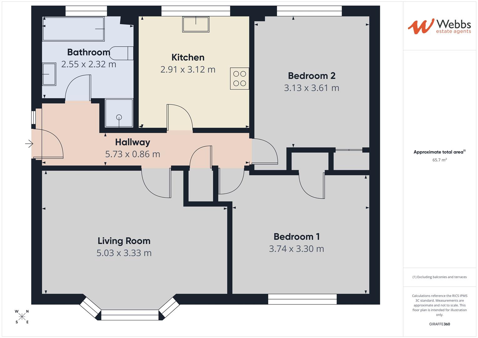 13, Paget Rise, Rugeley floorplan