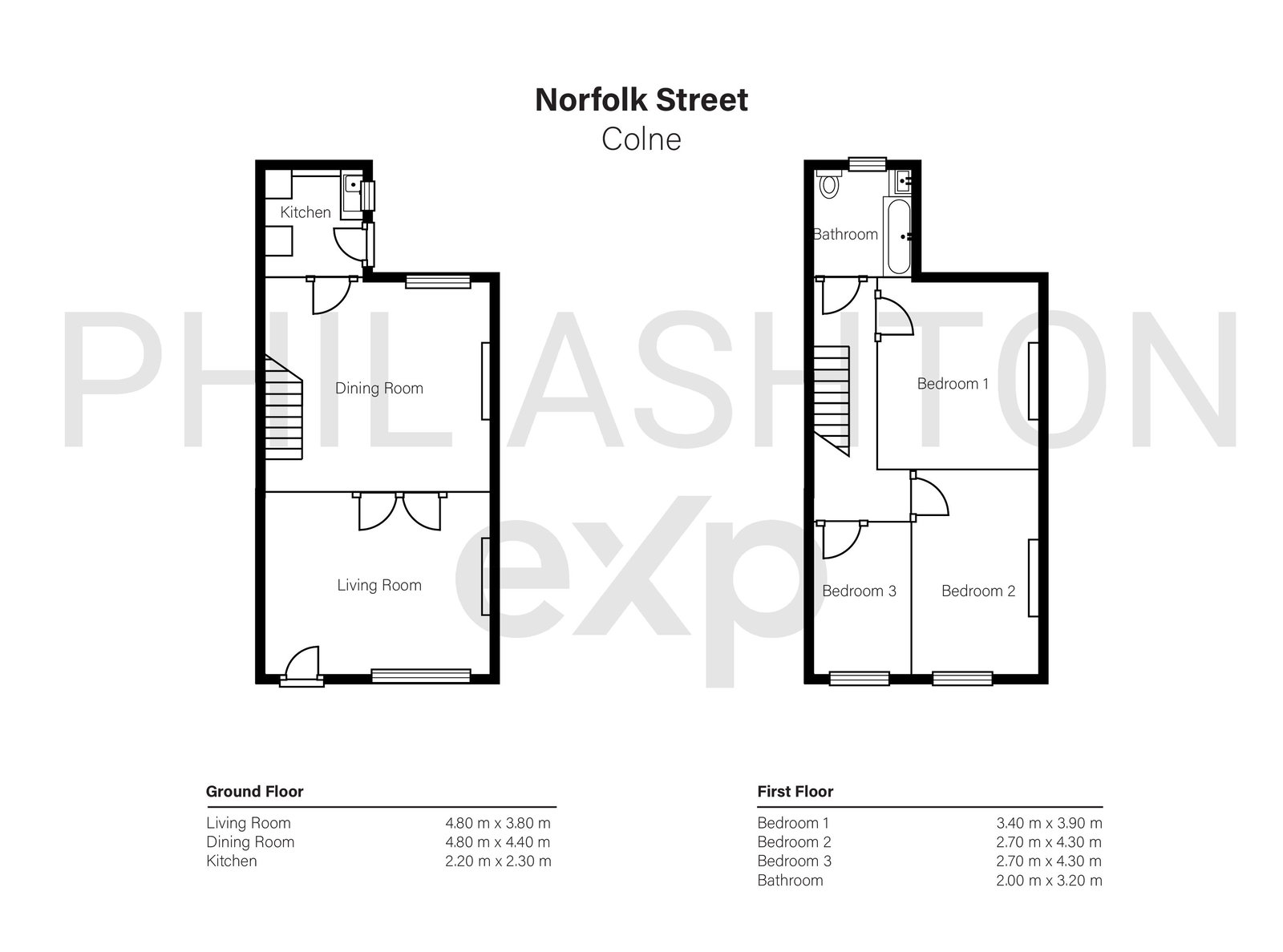 11, Norfolk Street, Colne floorplan