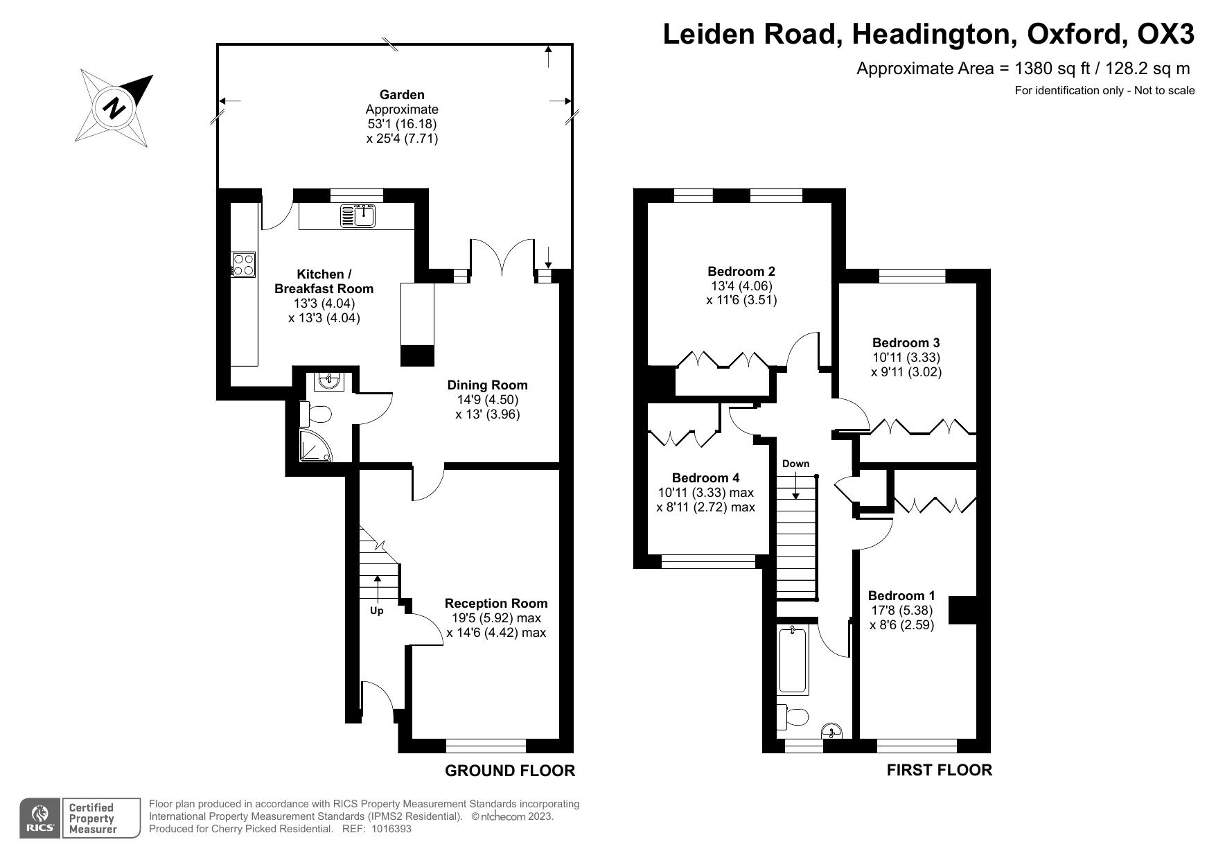 144, Leiden Road, Oxford floorplan