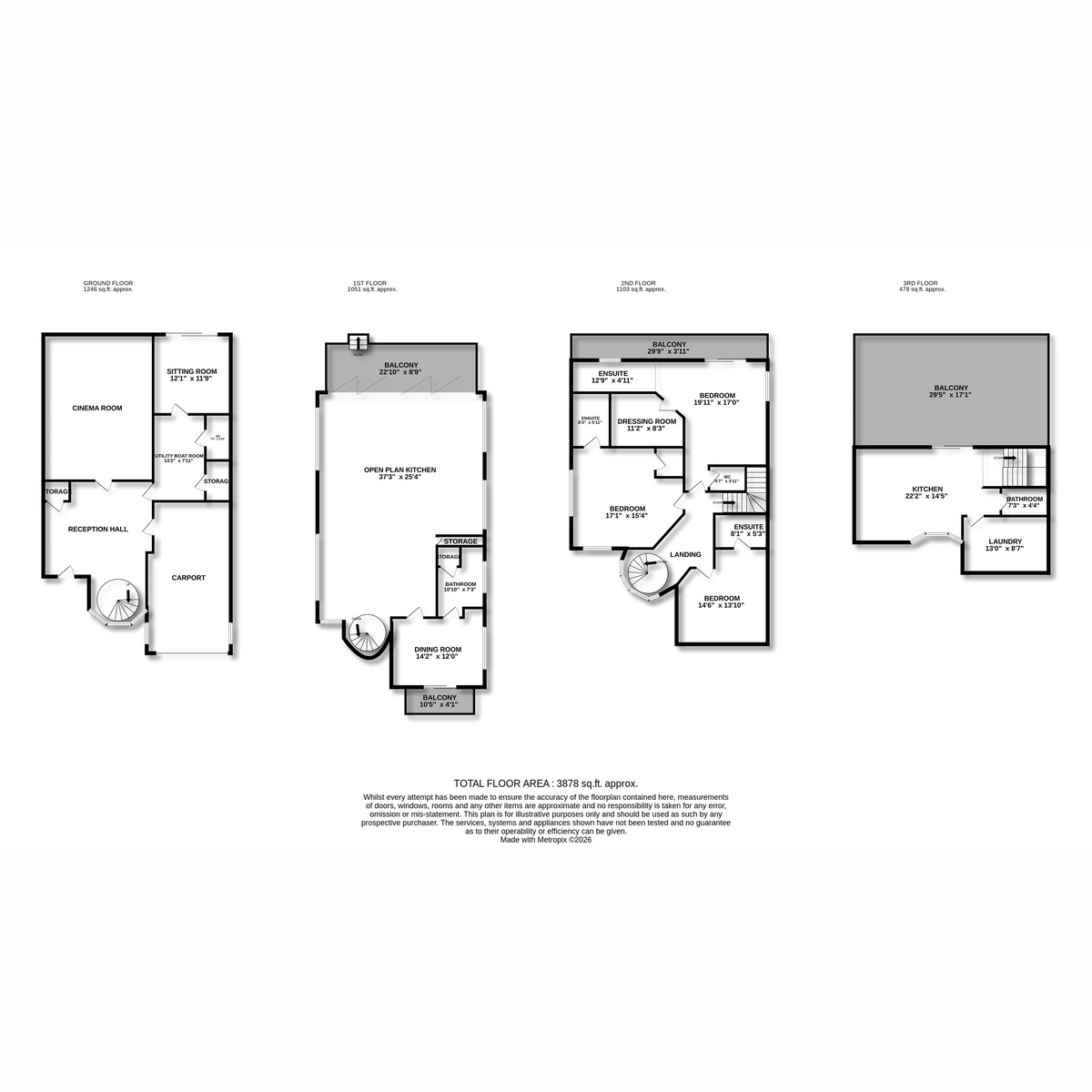 10, Kingsmans Farm Road, Hockley floorplan