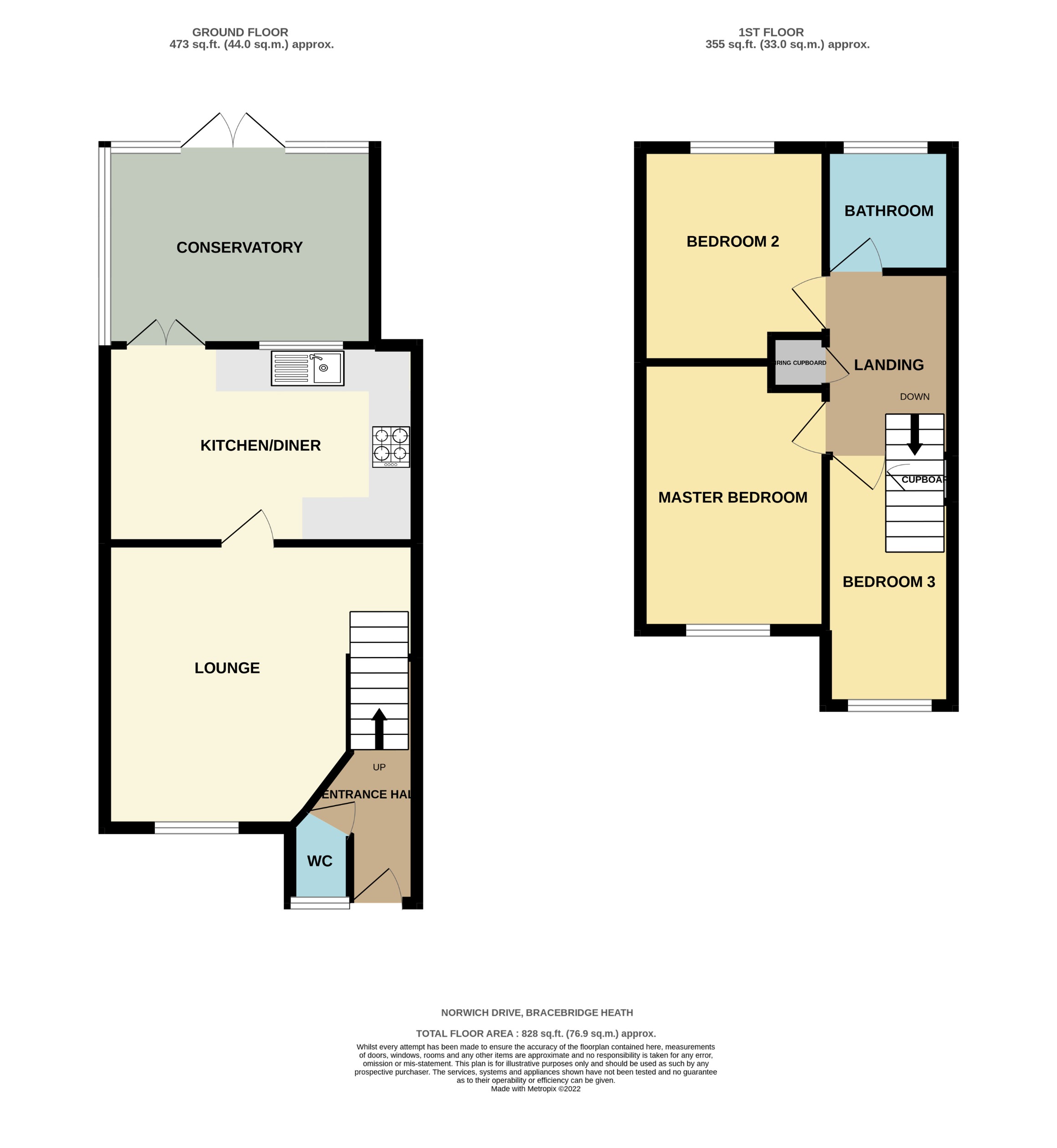 43, Norwich Drive, Bracebridge Heath floorplan