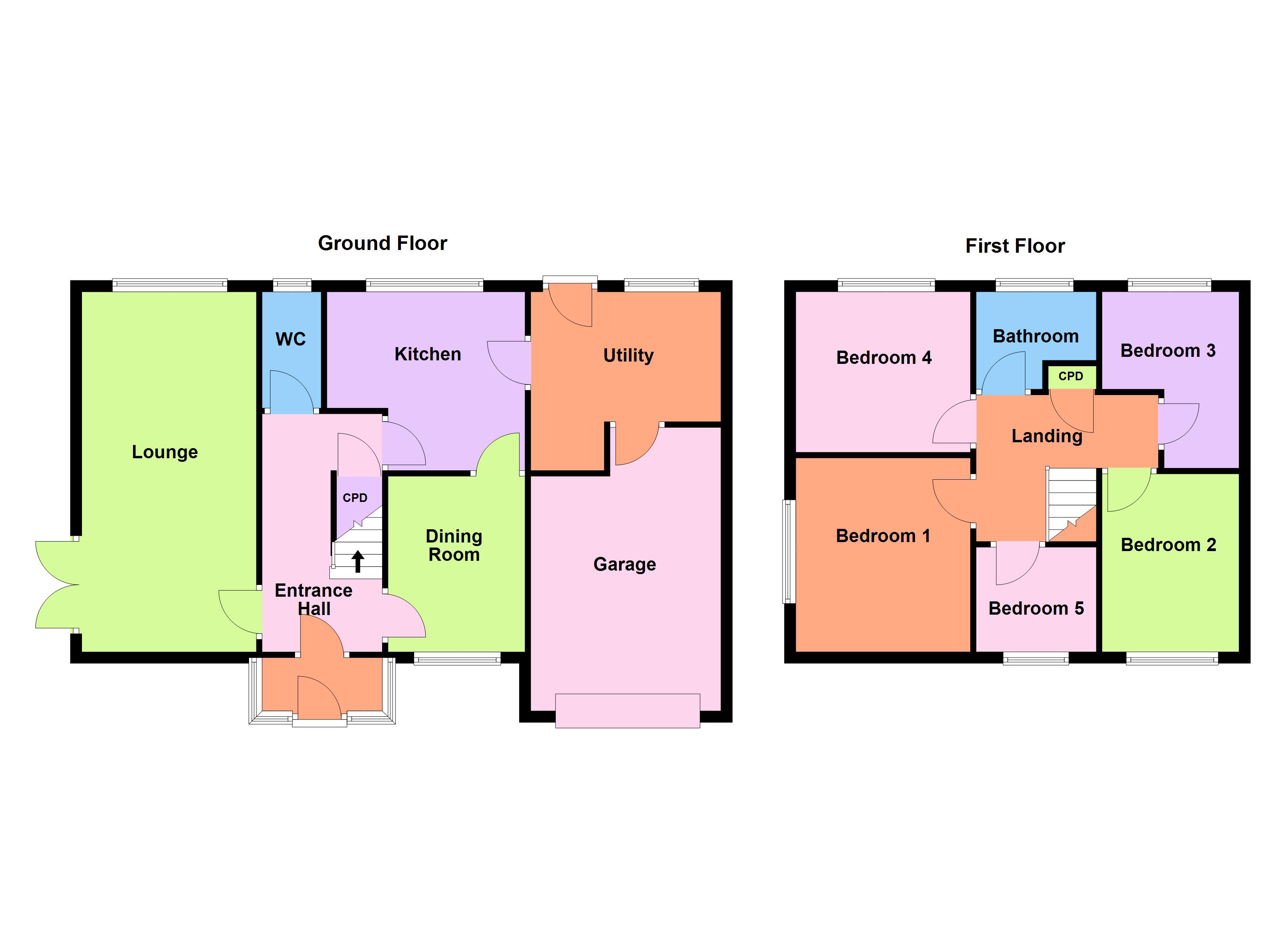 48, The Hollows, Doncaster floorplan
