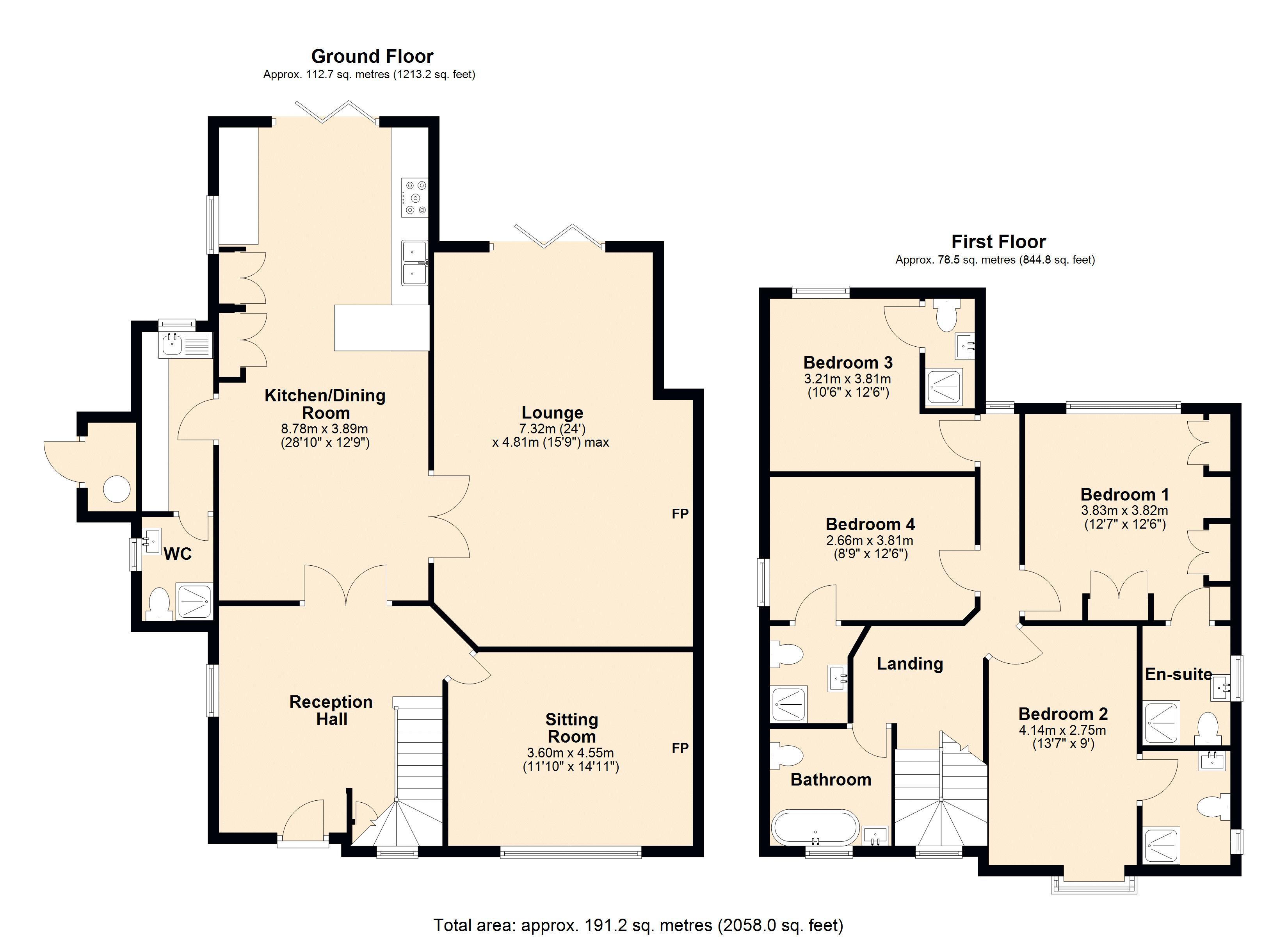 128, Uxbridge Road, Harrow Weald floorplan