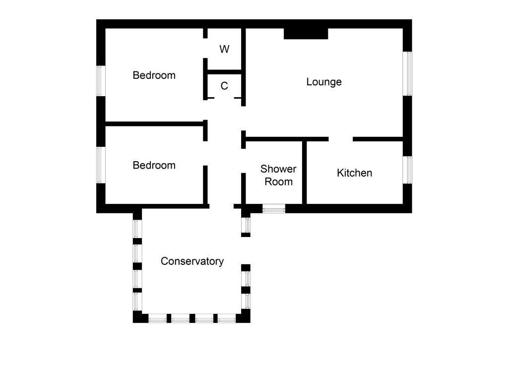 2 Bedrooms Semi-detached bungalow for sale in Poplar Place, Oakbank, Perth PH1