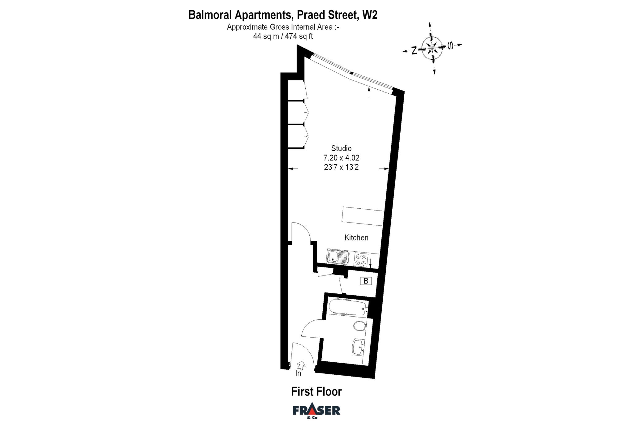 Balmoral Apartments, 117, 2 Praed Street, London floorplan
