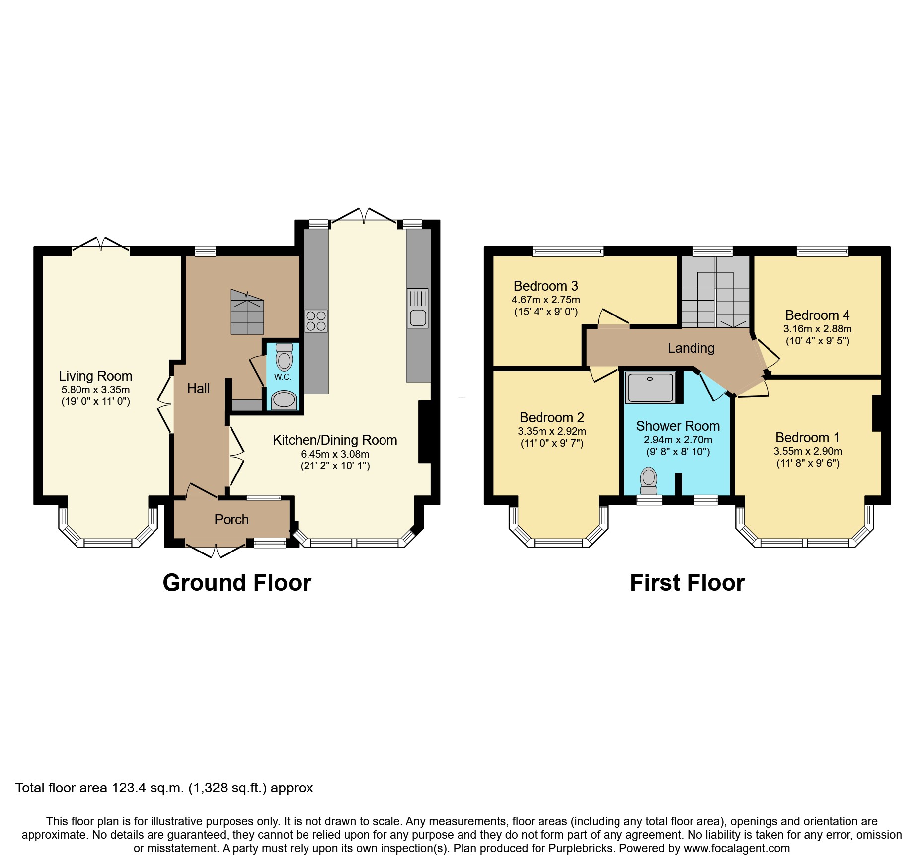 255, Cranes Park Road, Birmingham floorplan