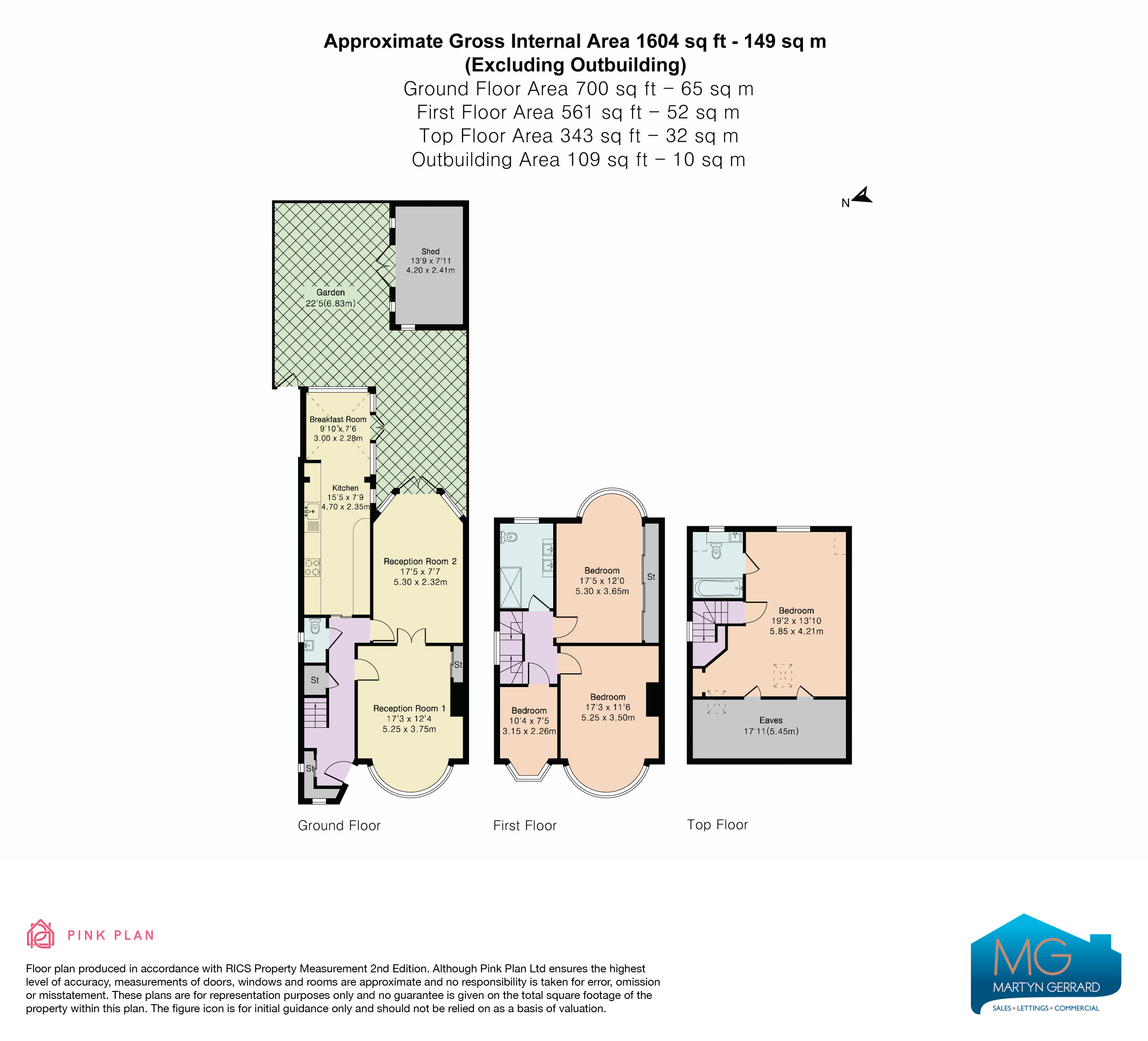 15, Brendon Way, Enfield floorplan