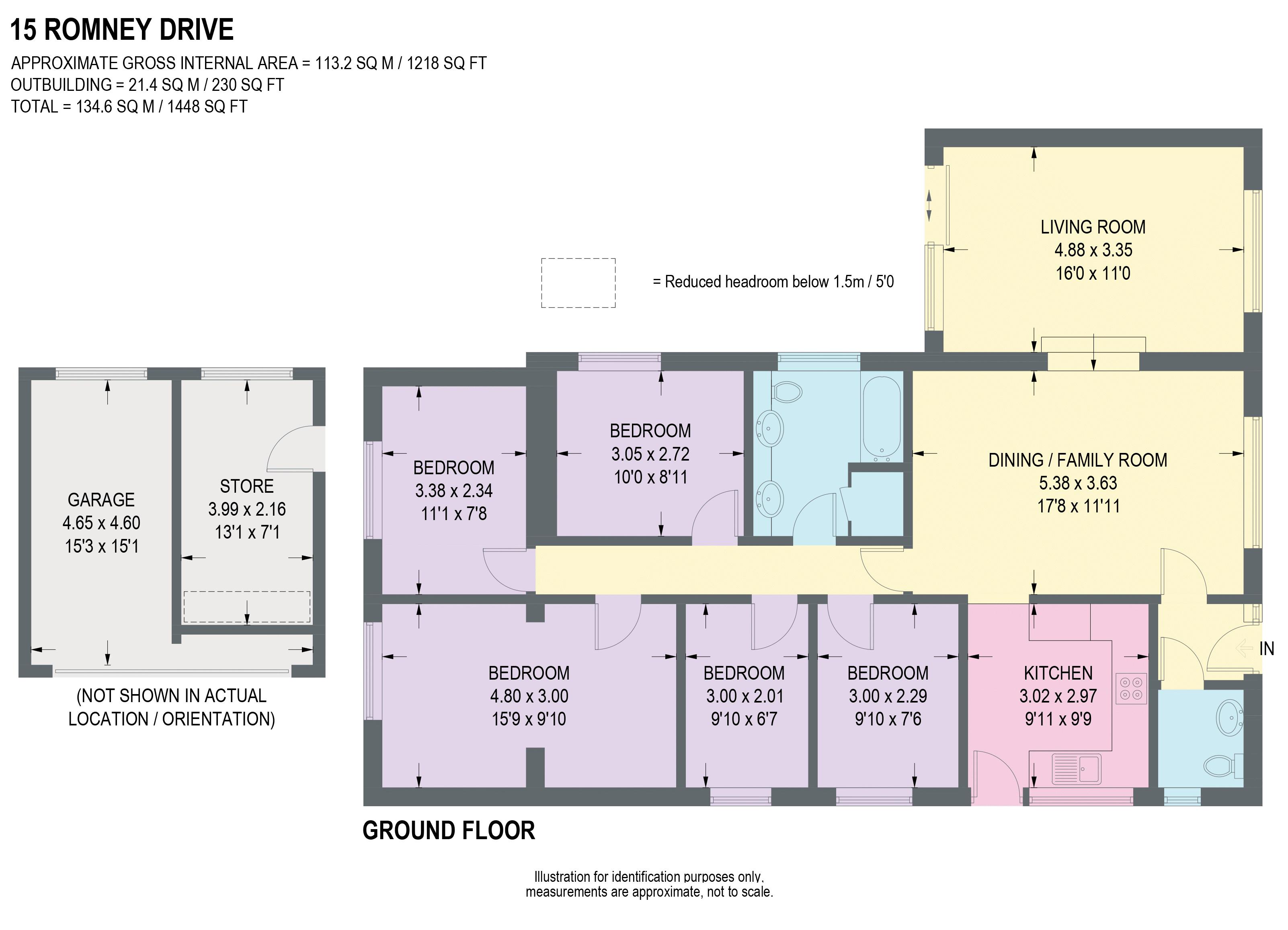 15, Romney Drive, Dronfield floorplan