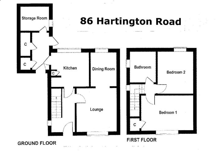 86, Hartington Road, North Shields floorplan