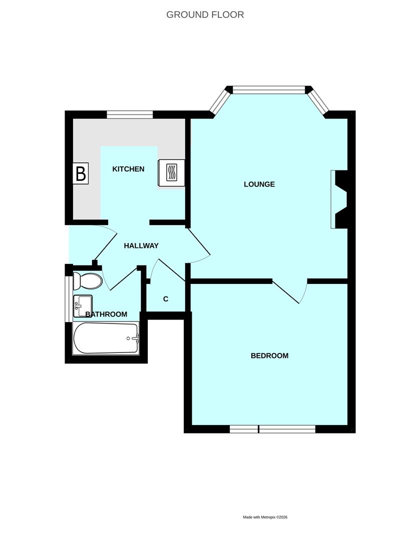 19a, Hawkinge Gardens, Plymouth floorplan