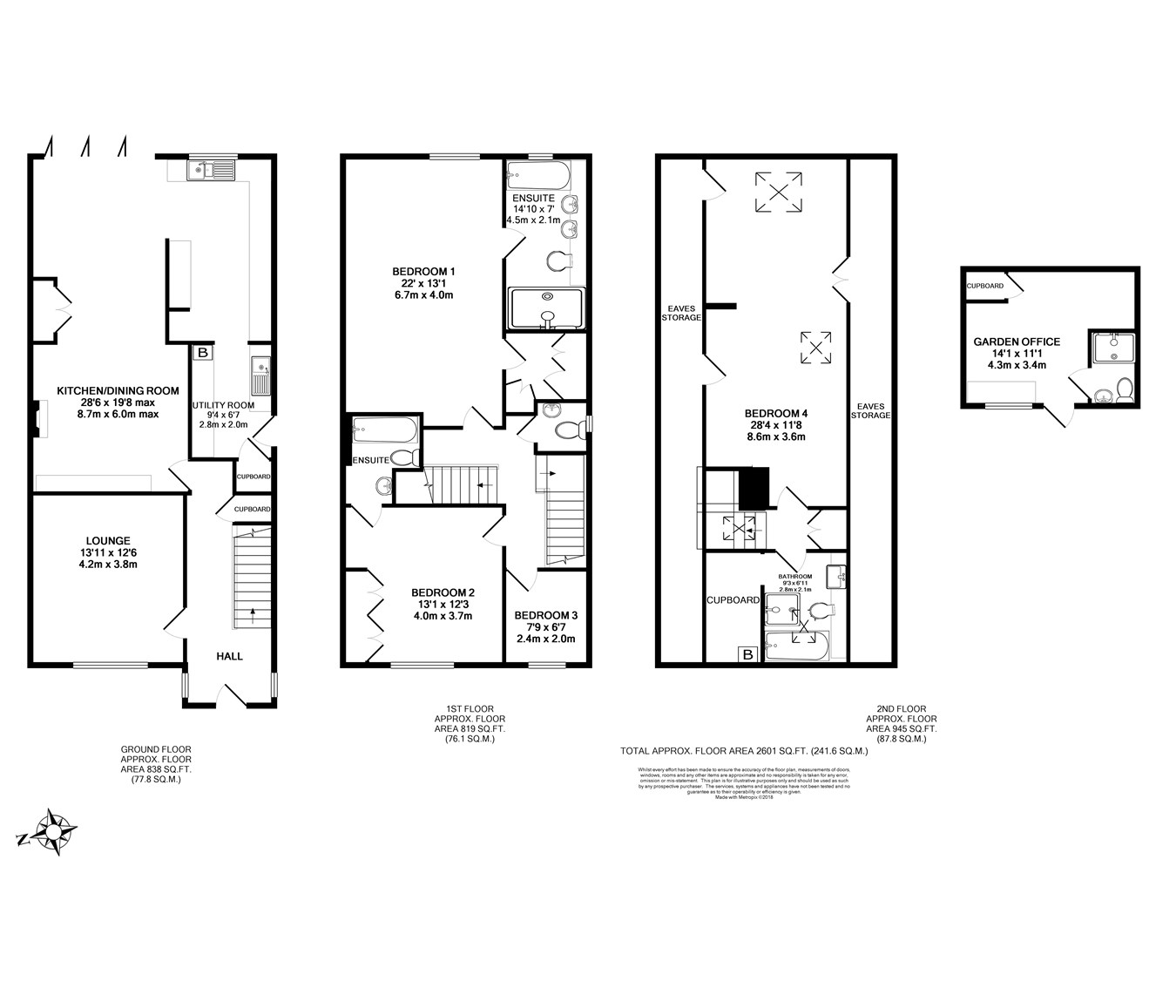 4 Bedrooms Detached house for sale in Watersplash Road, Shepperton TW17