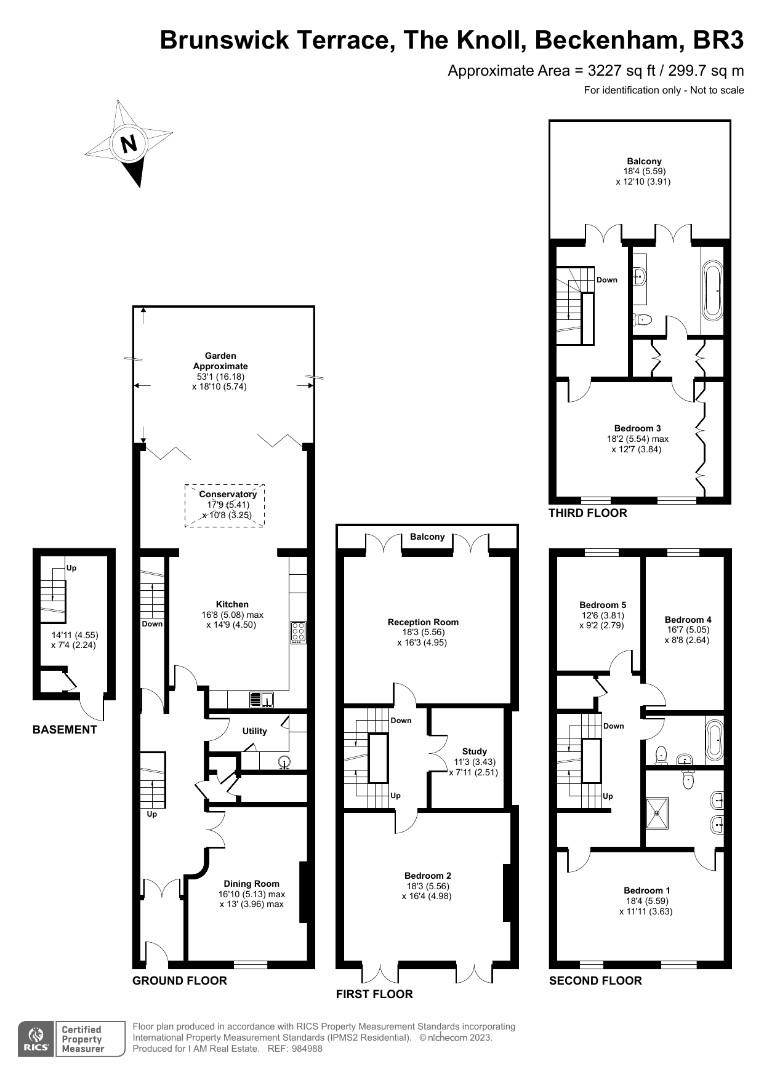 6, Brunswick Terrace, The Knoll, Beckenham floorplan