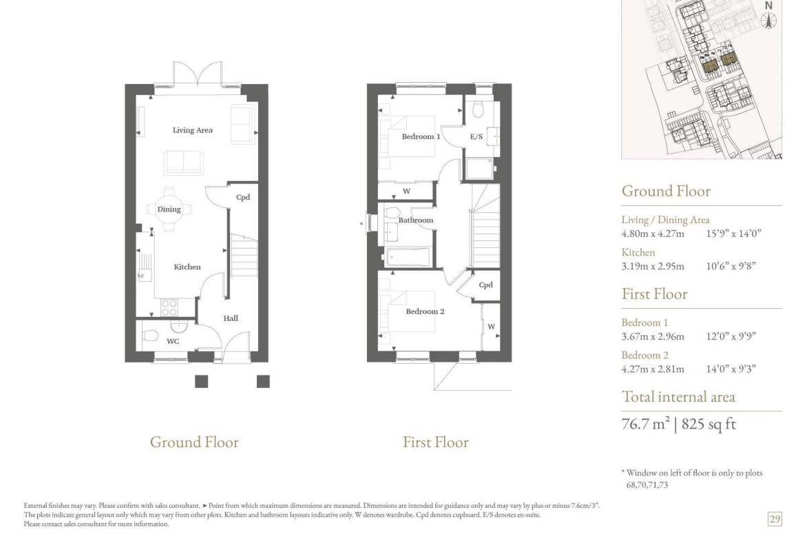 Plot, 70, De Havilland Place, Maidenhead floorplan