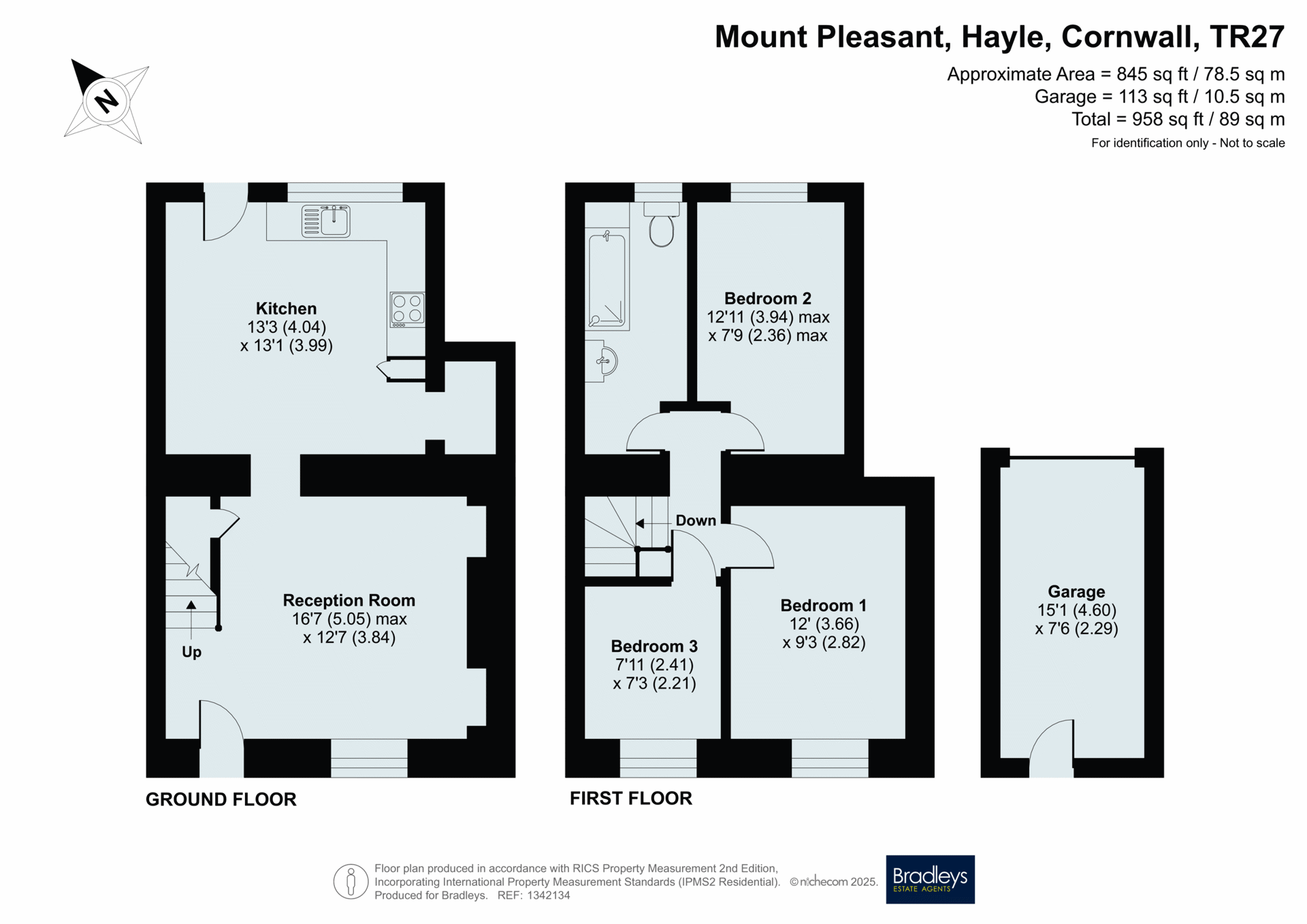 46 Mount Pleasant, Hayle Cornwall, Cornwall floorplan