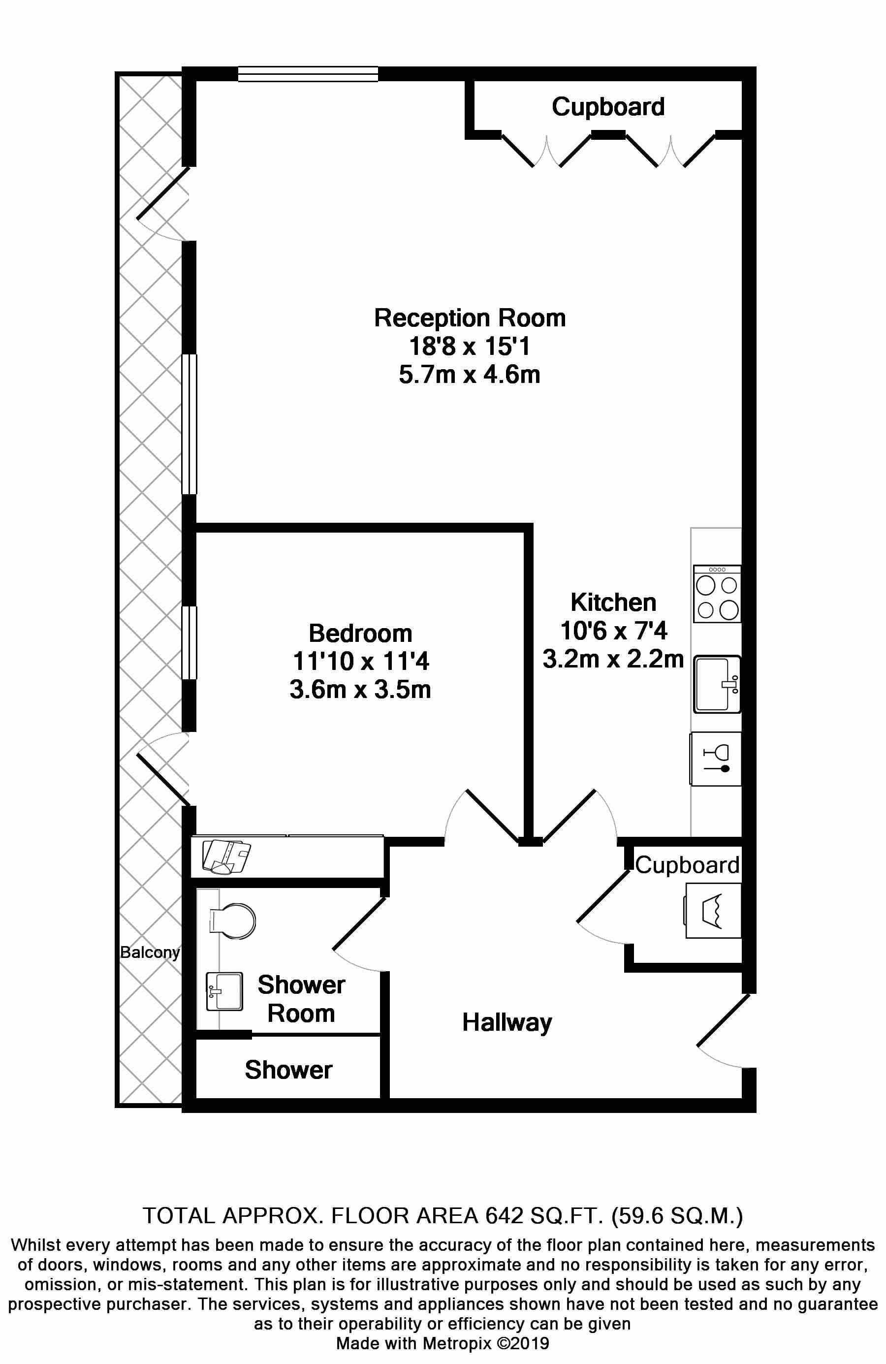 1 Bedrooms Flat to rent in Harefield Road, Uxbridge, Middlesex UB8