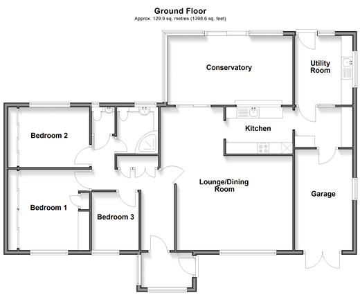 Westlands, Totland Bay floorplan