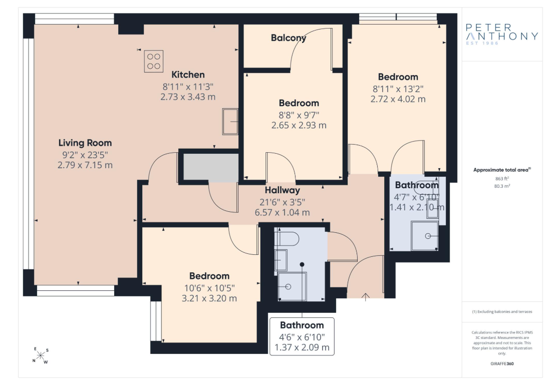 15 Trafford Road, Salford floorplan