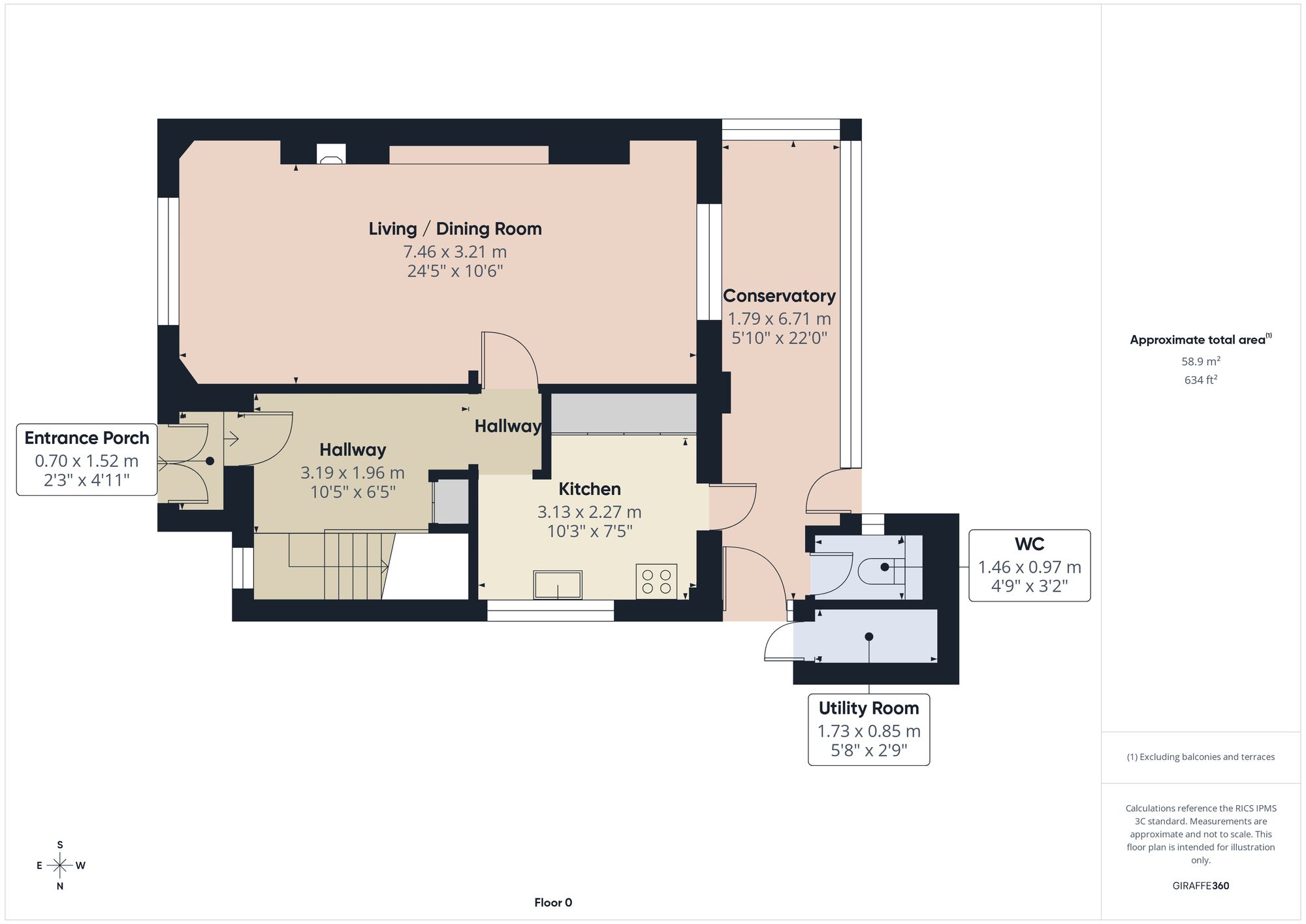 Green Tops Cwm Farm Road, Abertillery floorplan