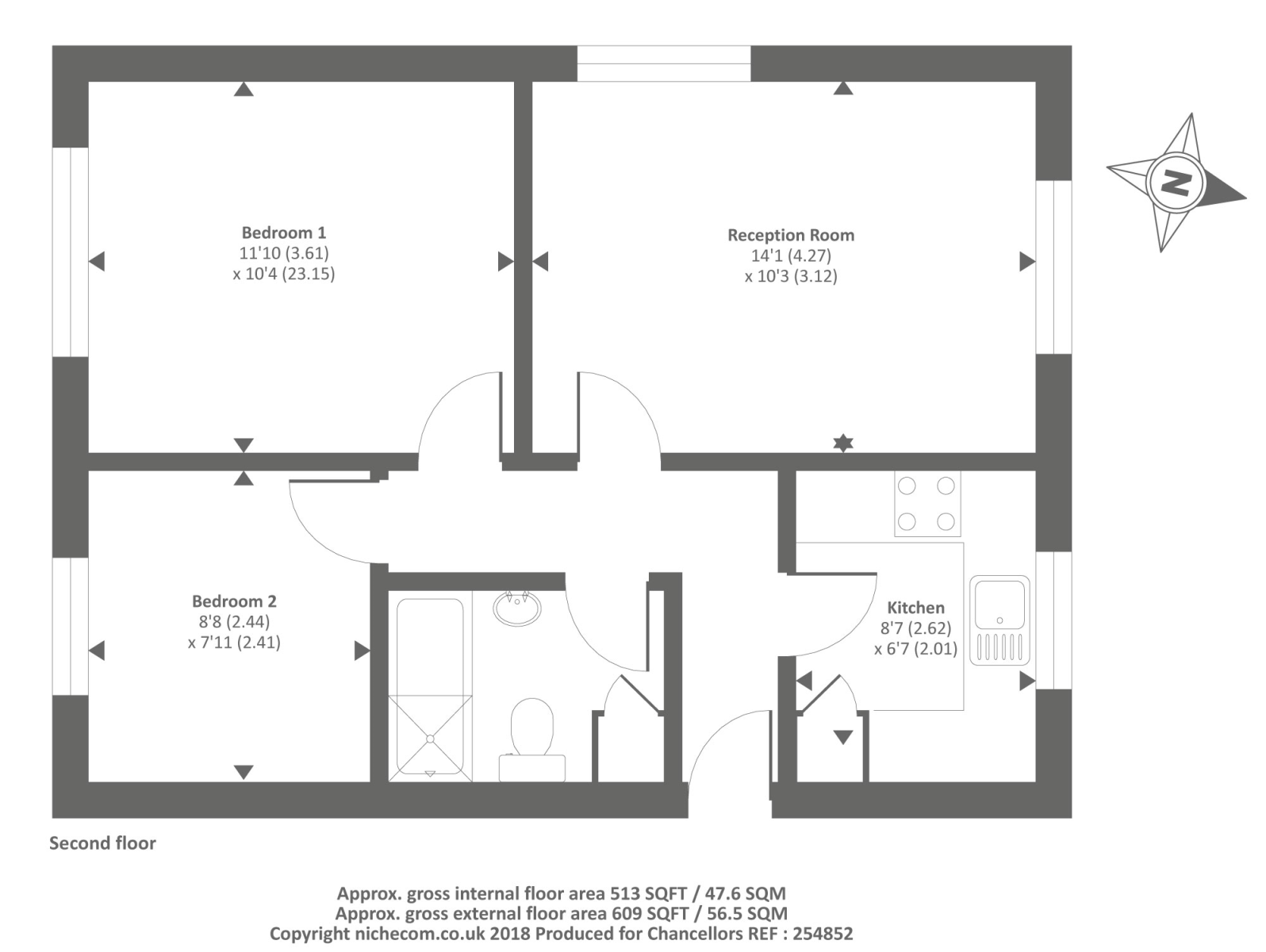 2 Bedrooms Flat to rent in Denmark Road, Reading RG1