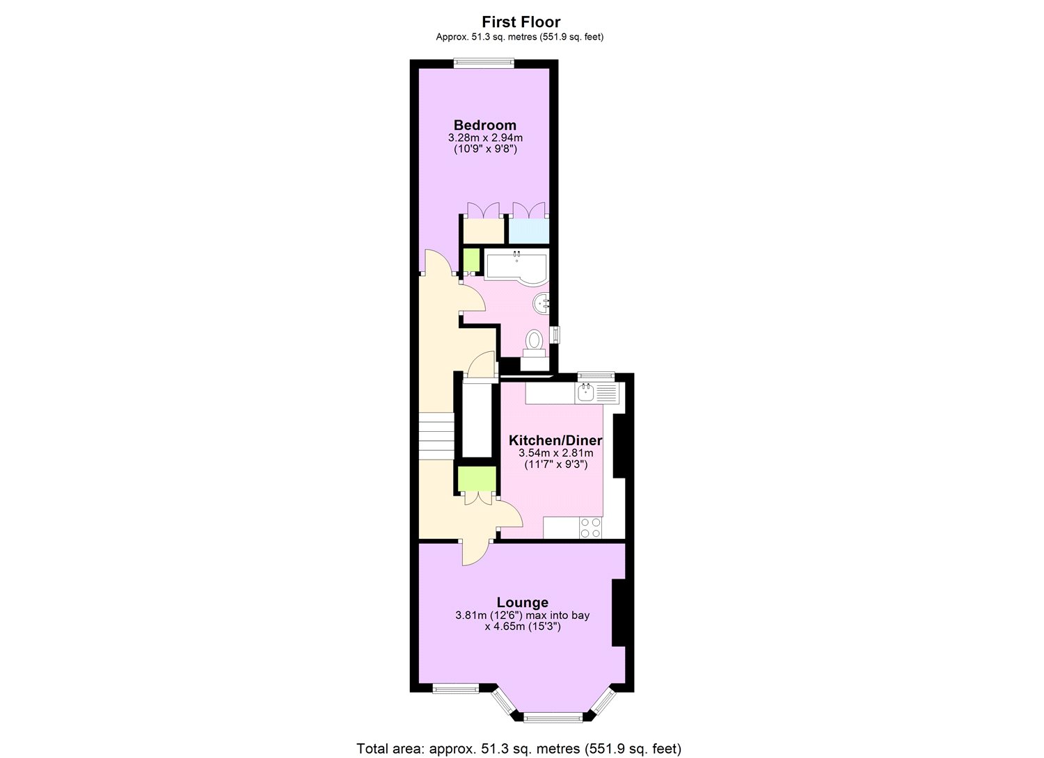 1 Bedrooms Flat to rent in Murillo Road, London SE13