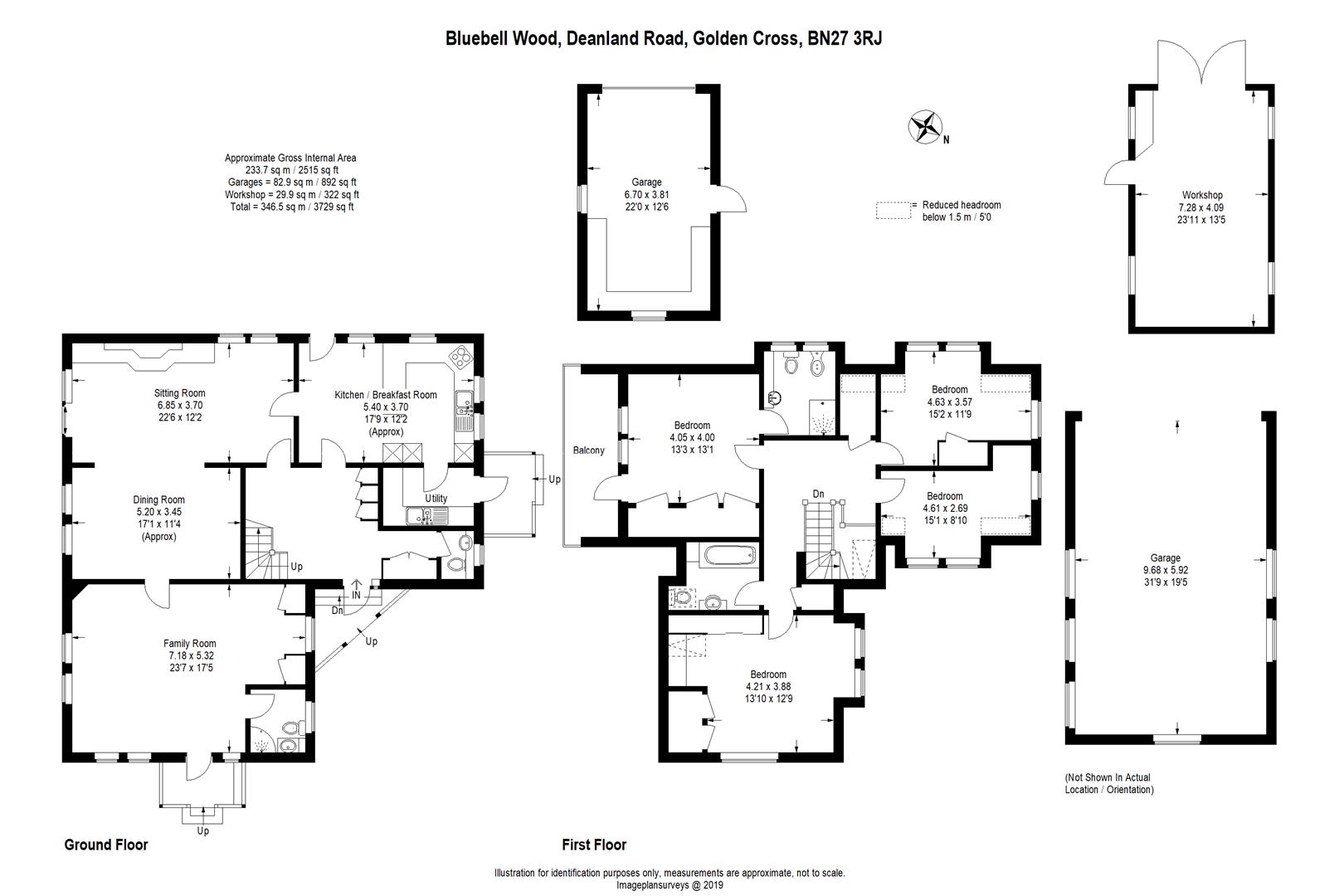 4 Bedrooms Detached house for sale in Deanland Road, Golden Cross, Hailsham BN27
