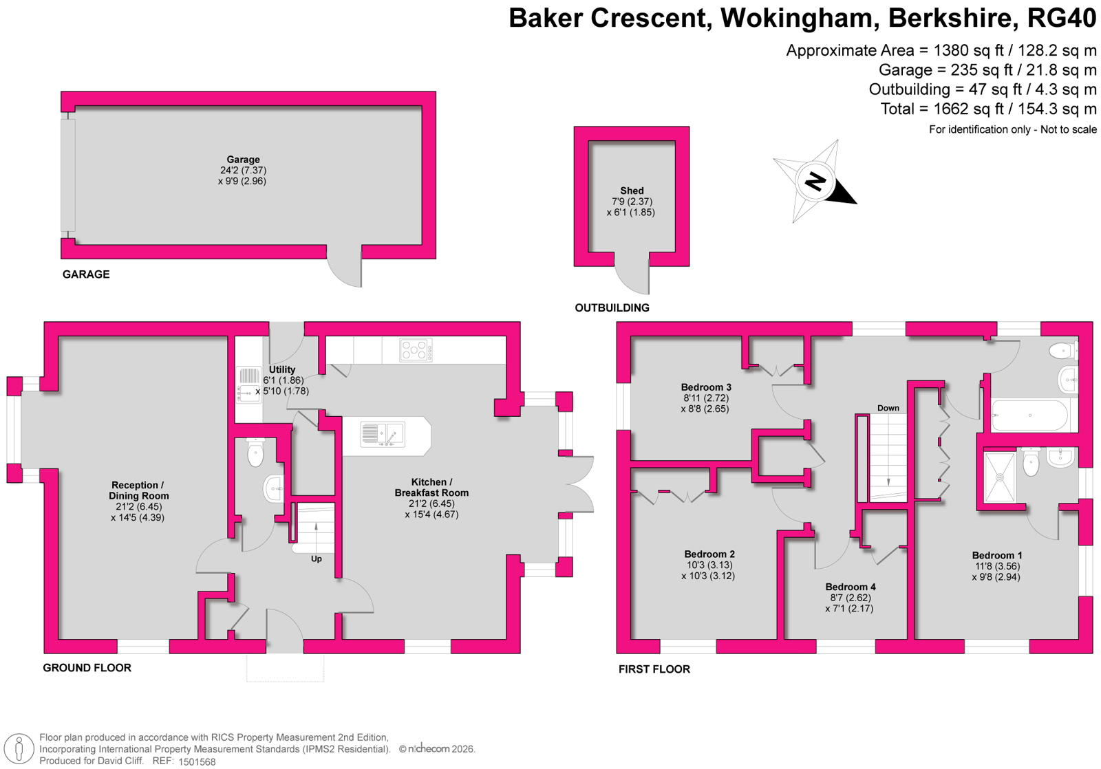 21, Baker Crescent, Berkshire floorplan
